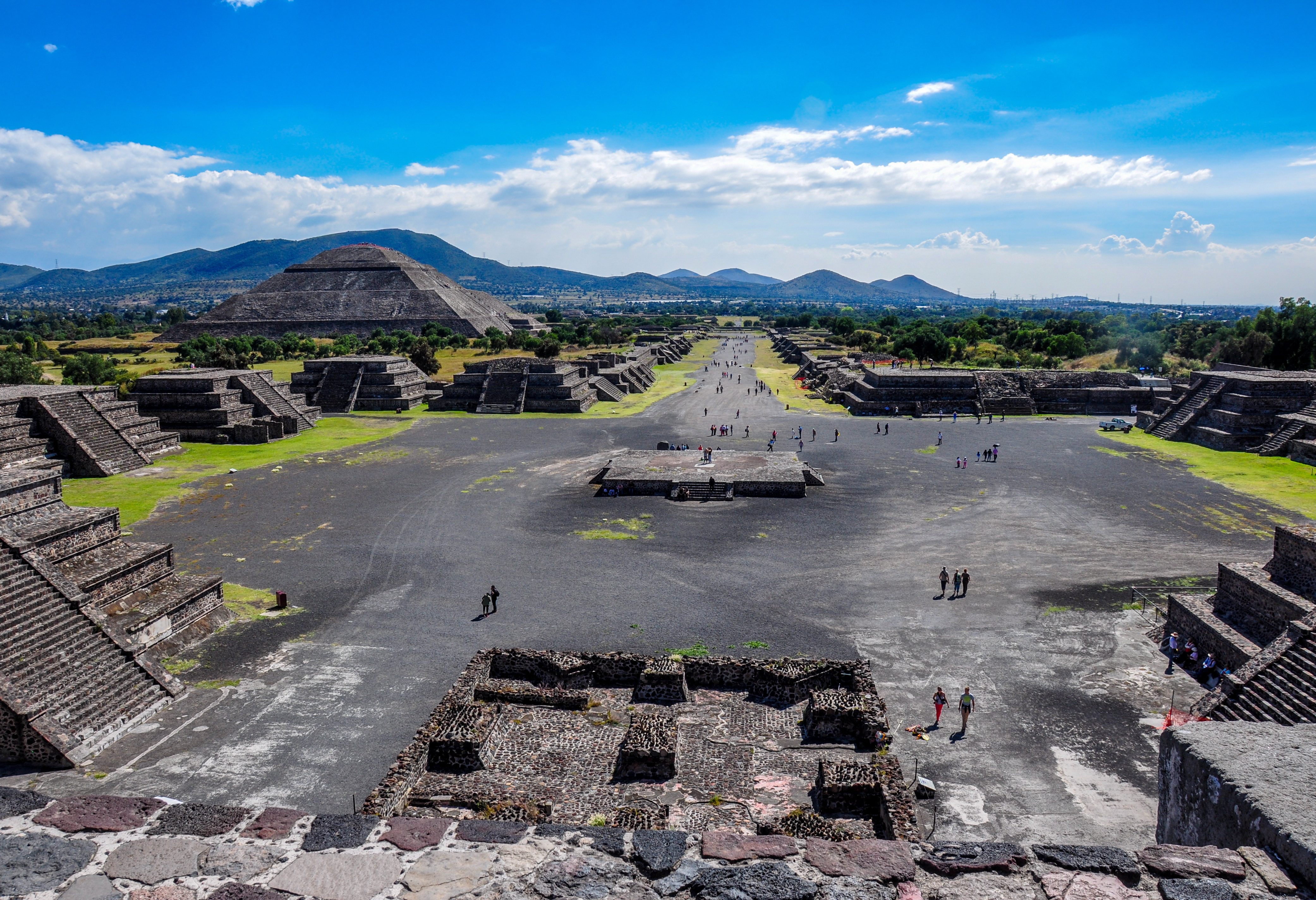 Ruines van Teotihuacan bij Mexico-Stad