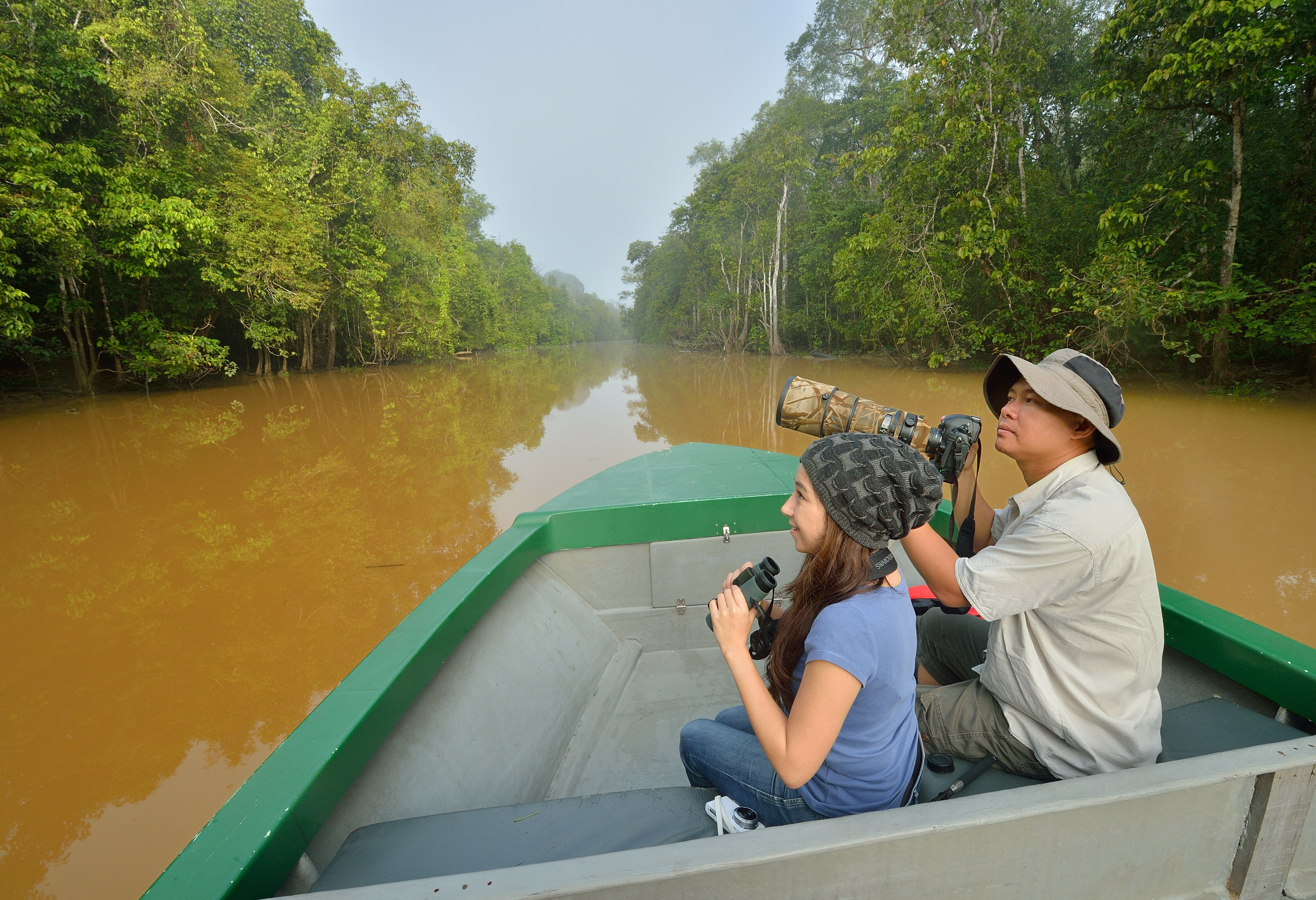 Sandakan Bilit Rainforest Kinabatangan boot safari