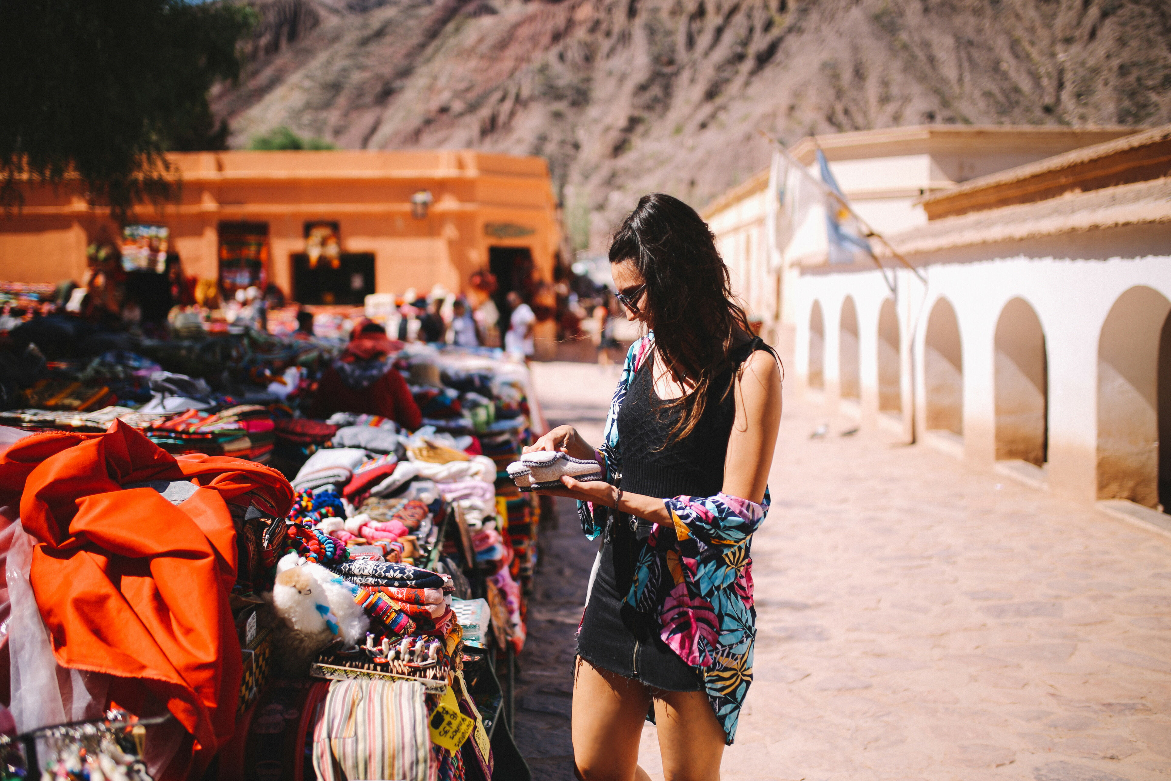 Markt in Purmamarca Argentinië