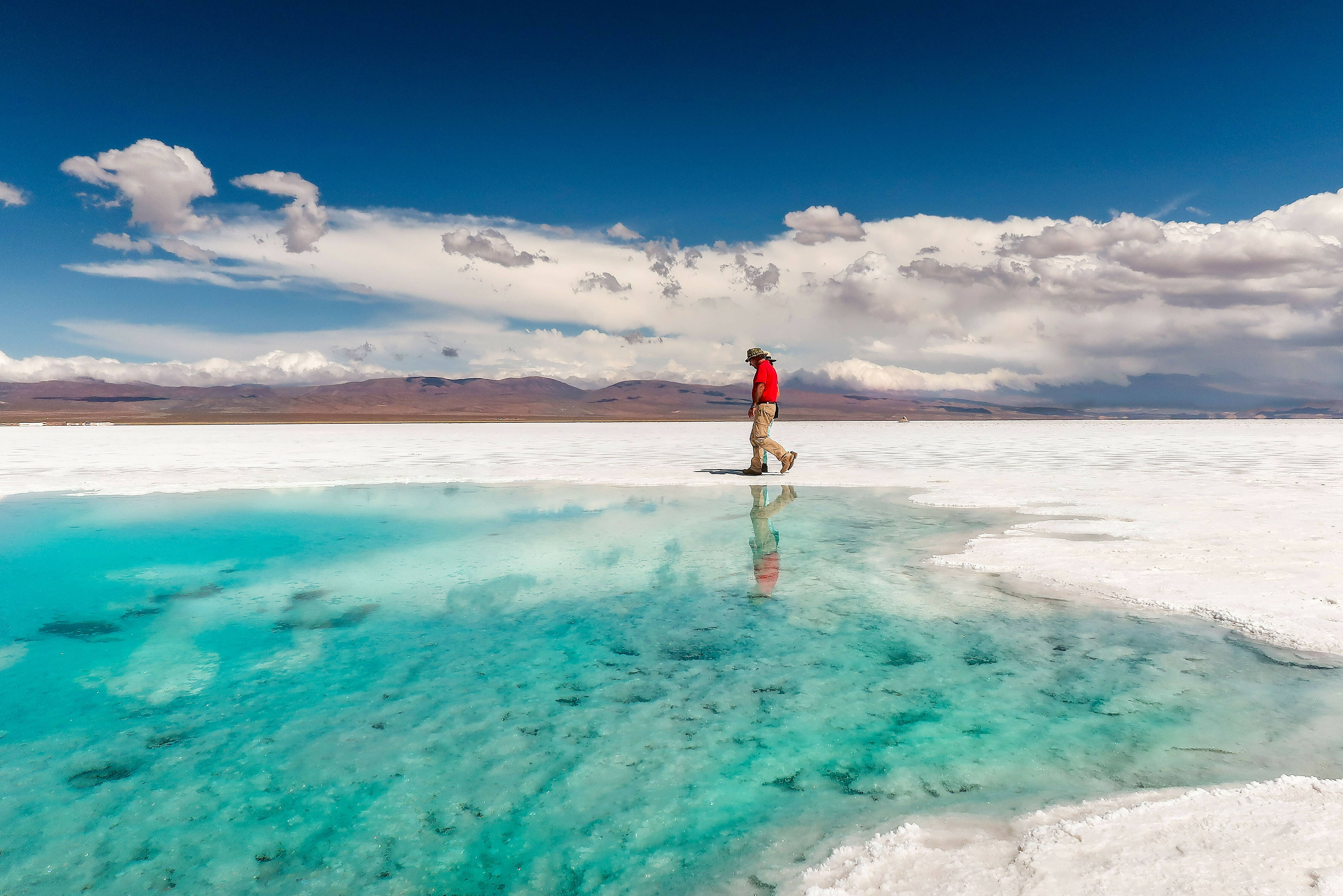 Zoutvlakte Salinas Grandes Argentinië