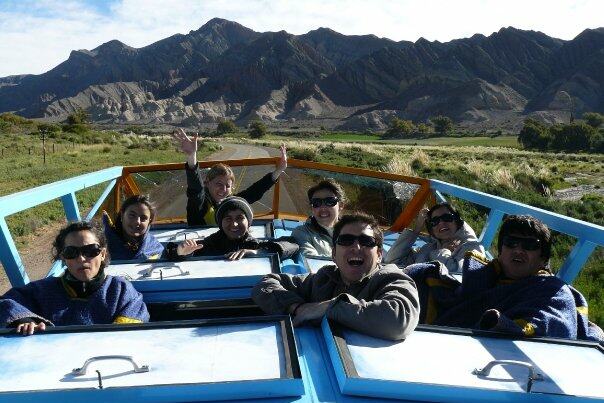 Movitrack open jeep uitzicht Salta Argentinië