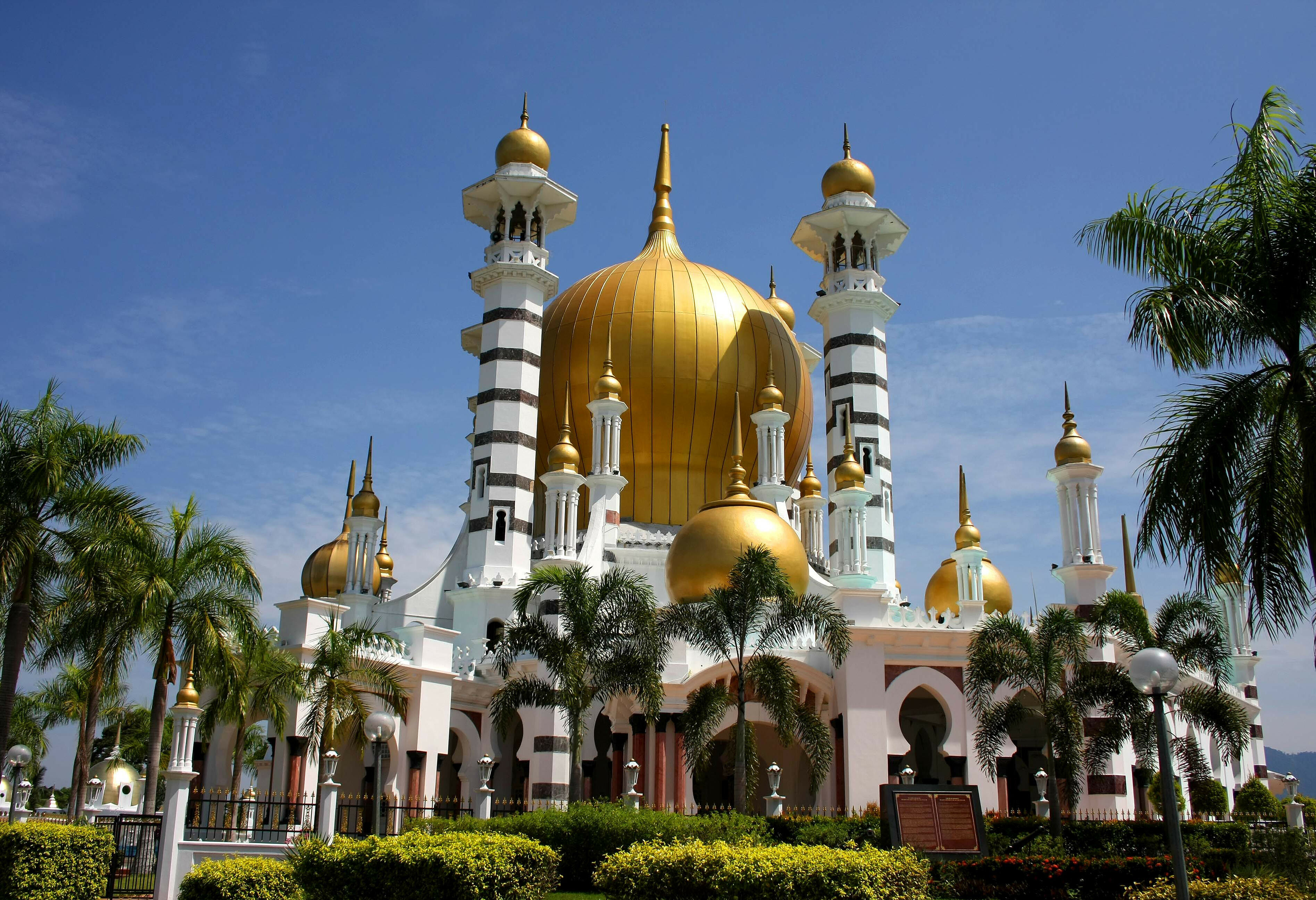 Ubudiah moskee bij Kuala Kangsar in Maleisie