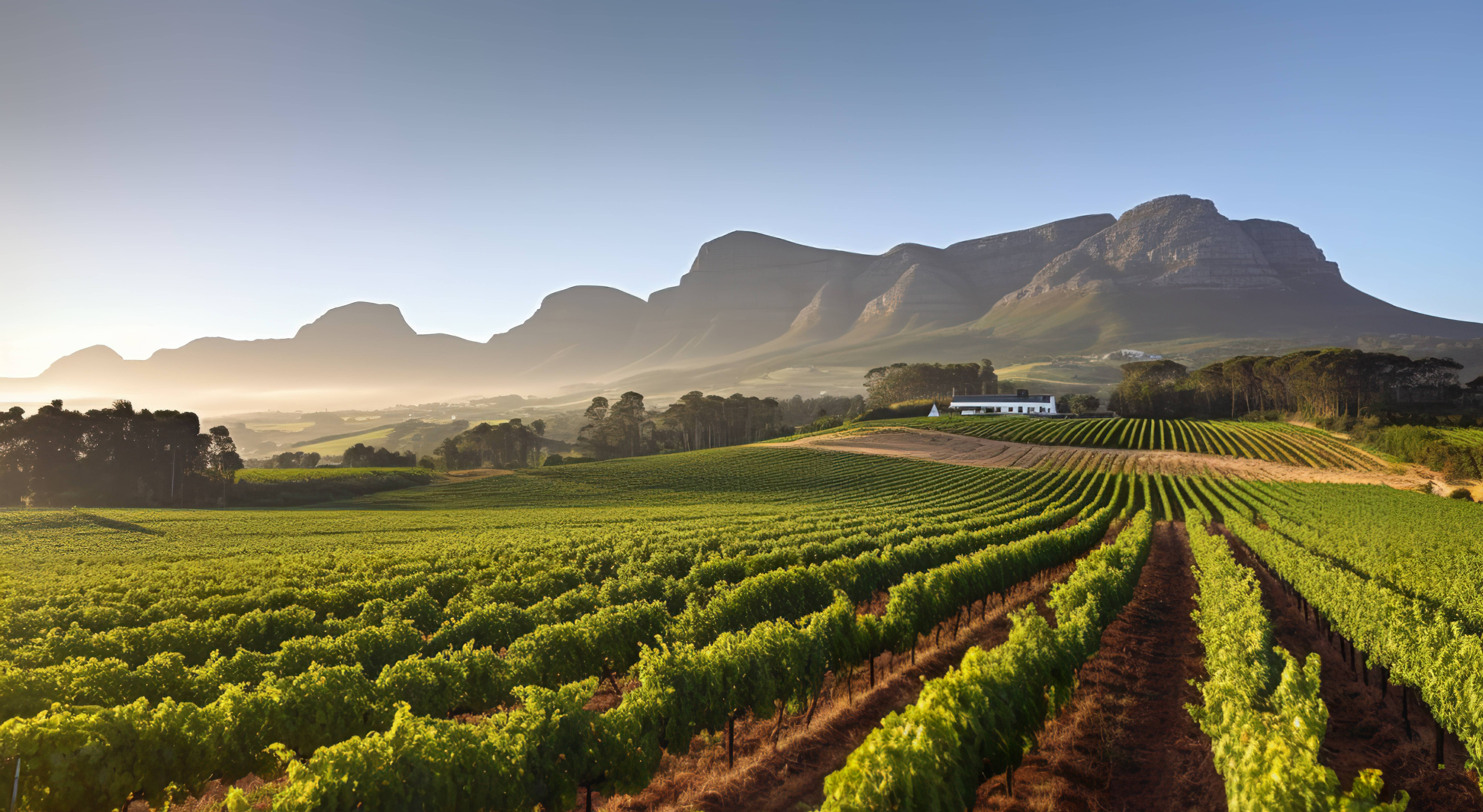 Wijnregio Stellenbosch en West-Kaap Zuid-Afrika