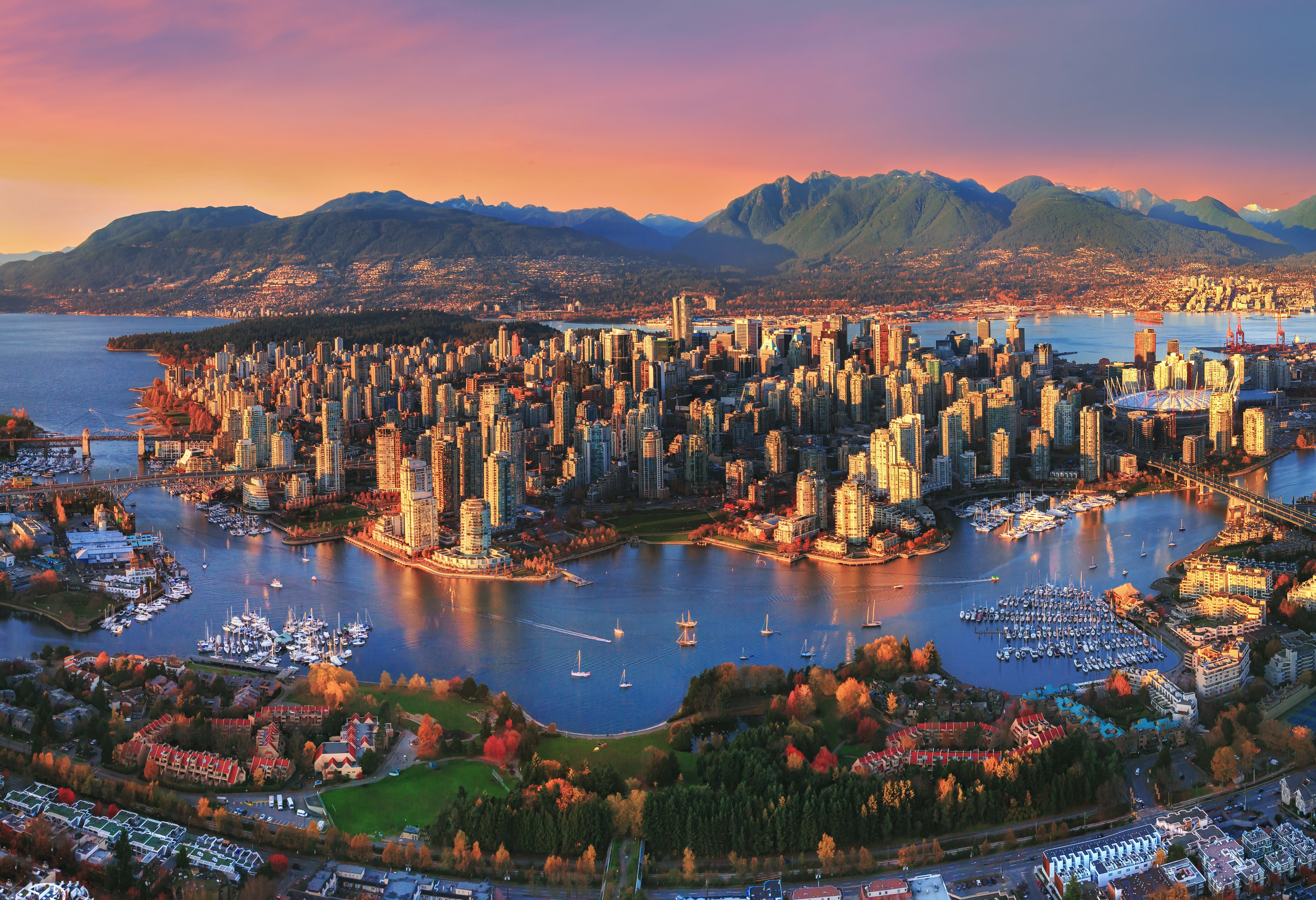 Downtown Vancouver en omgeving