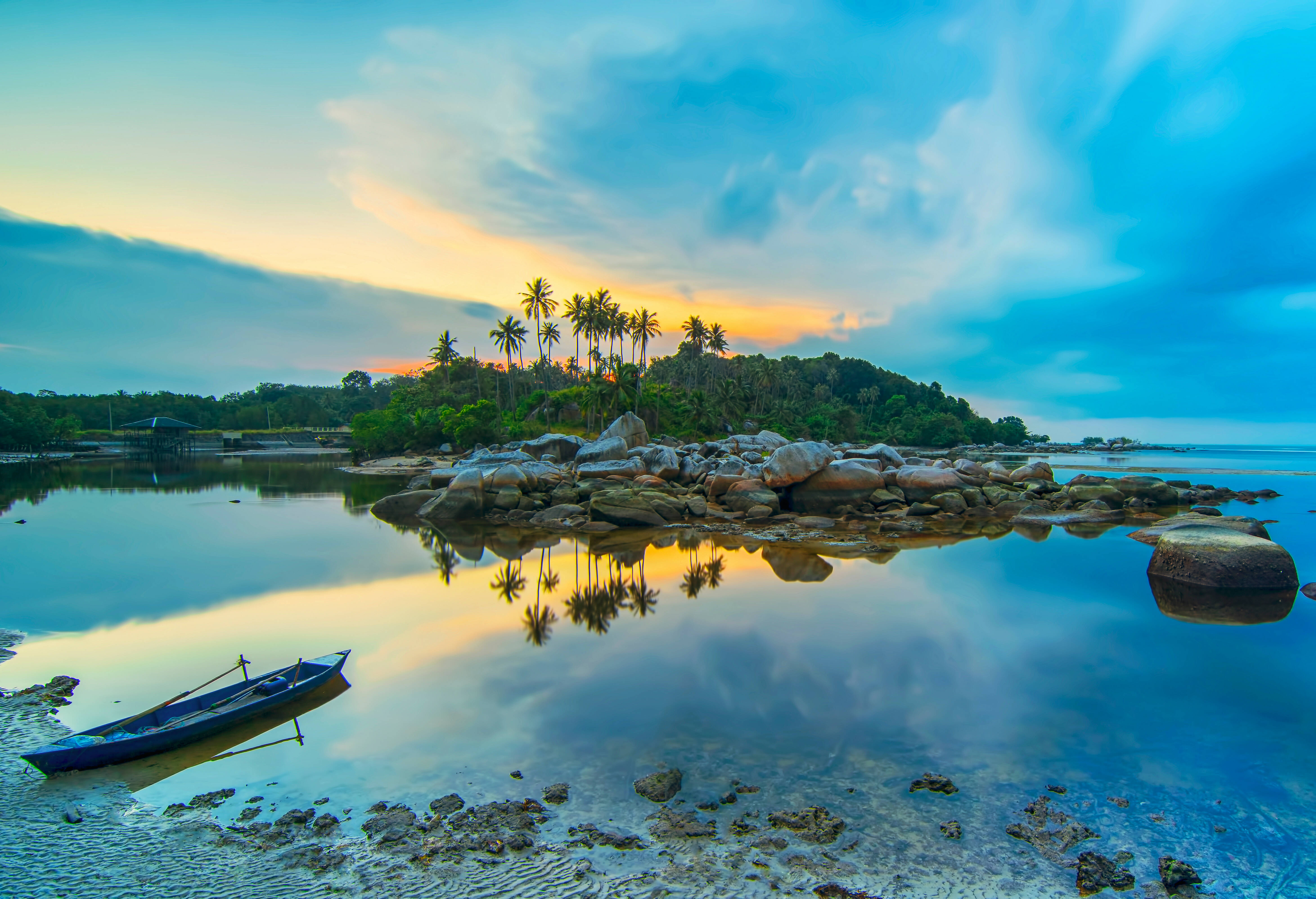 Zonsondergang op Bintan
