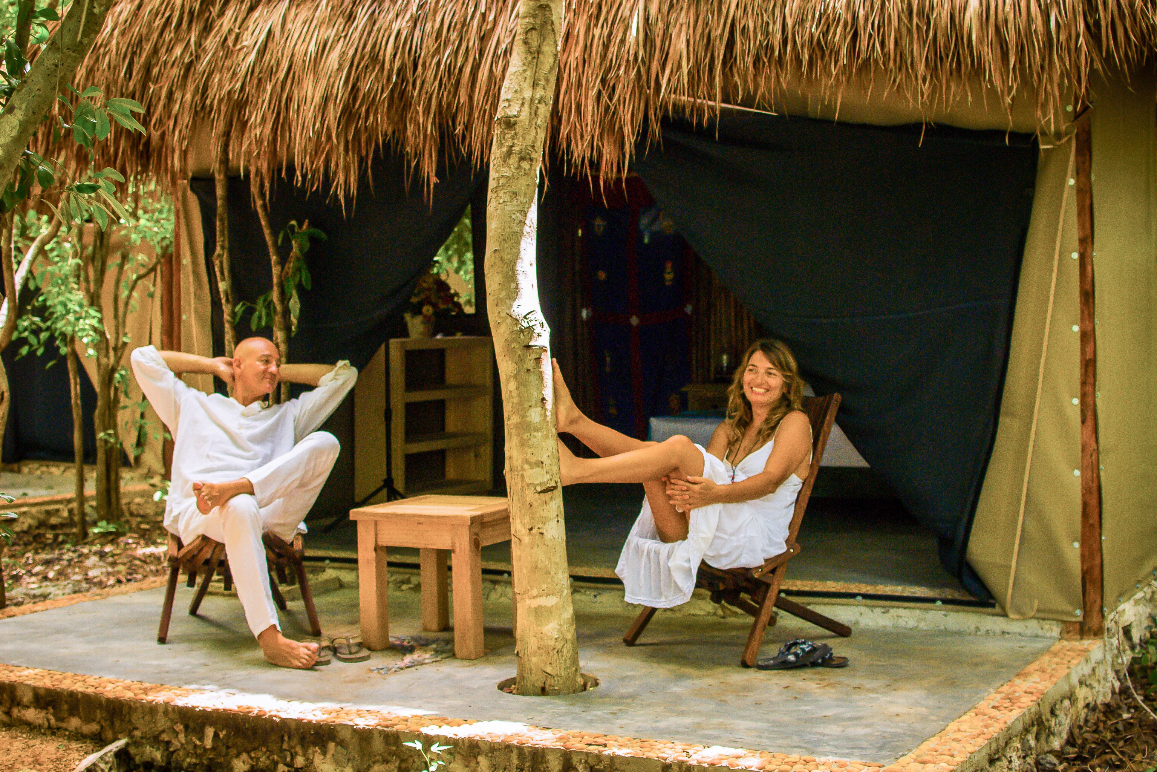 Mexico Akumal Natura Glamping Tent