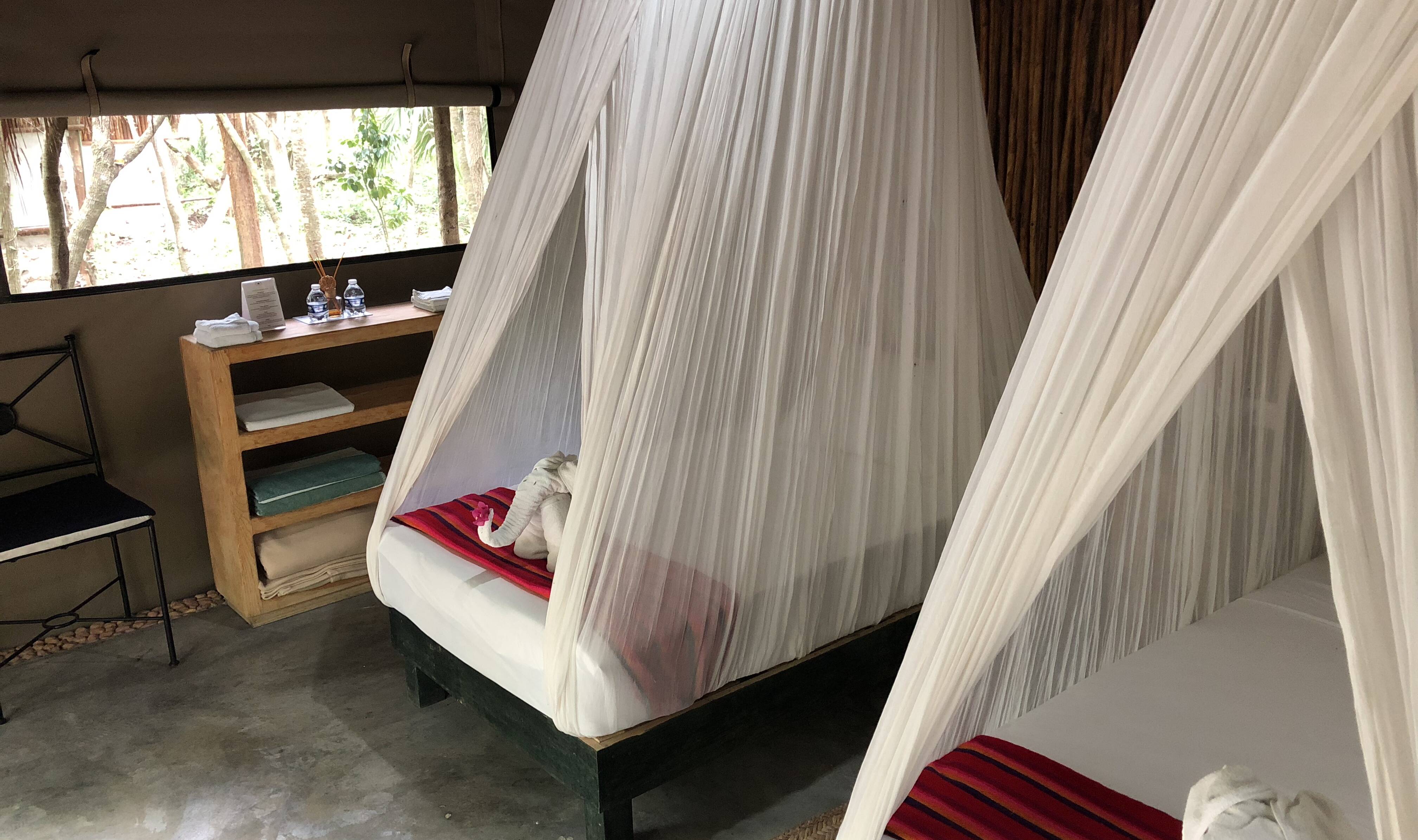 Mexico Akumal Natura Glamping SIngle Beds