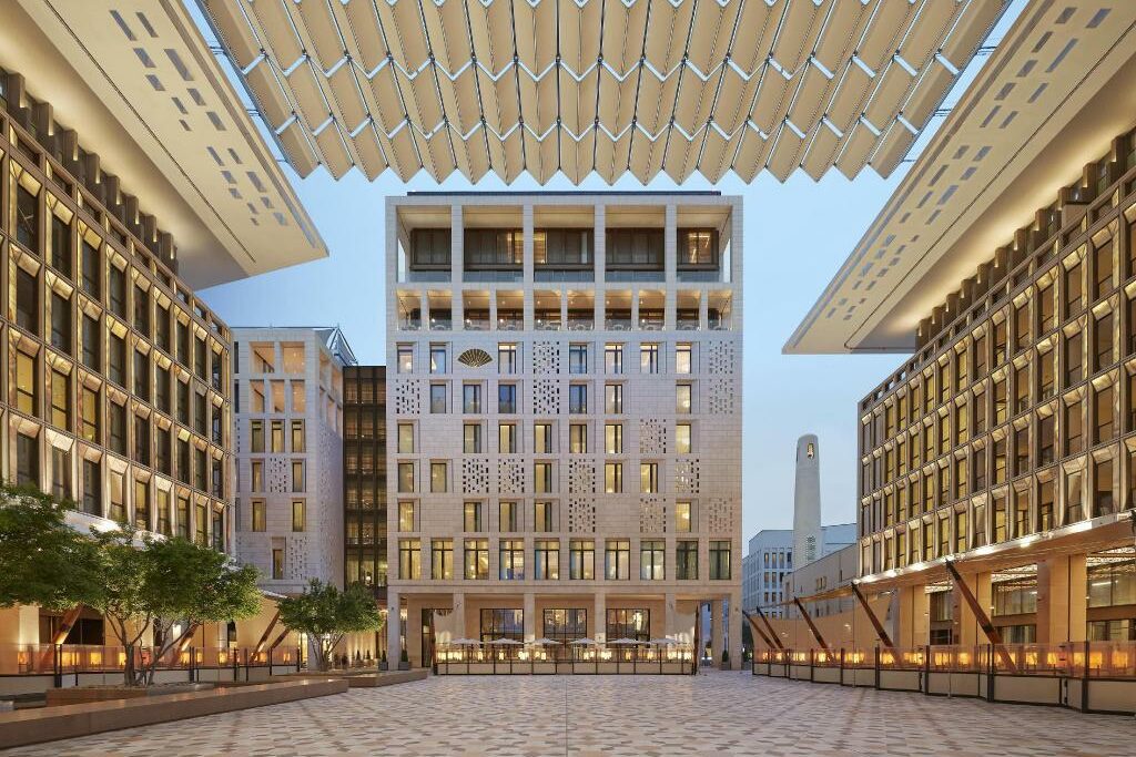 De wijk Musheireb Downtown in Doha in Qatar