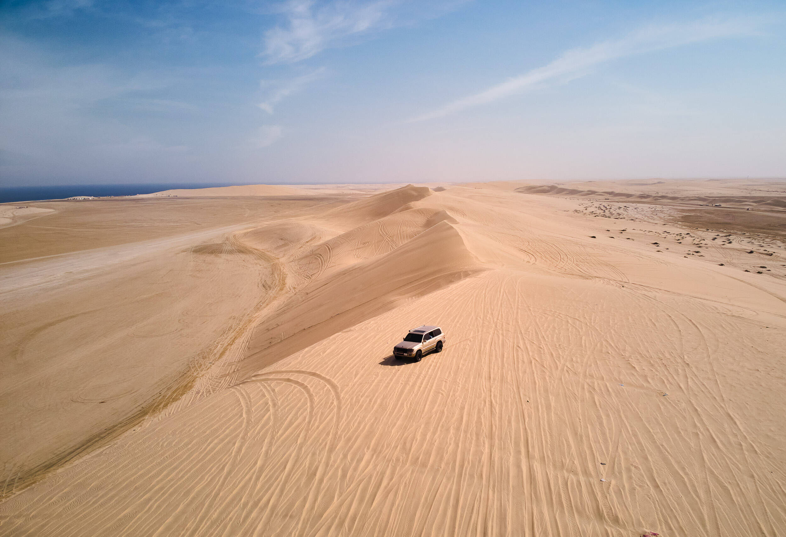 Woestijnsafari in de woestijn in Qatar