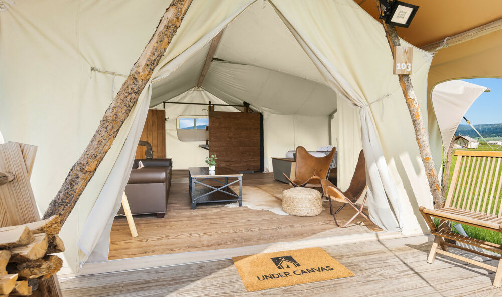 amerika yellowstone under canvas suite