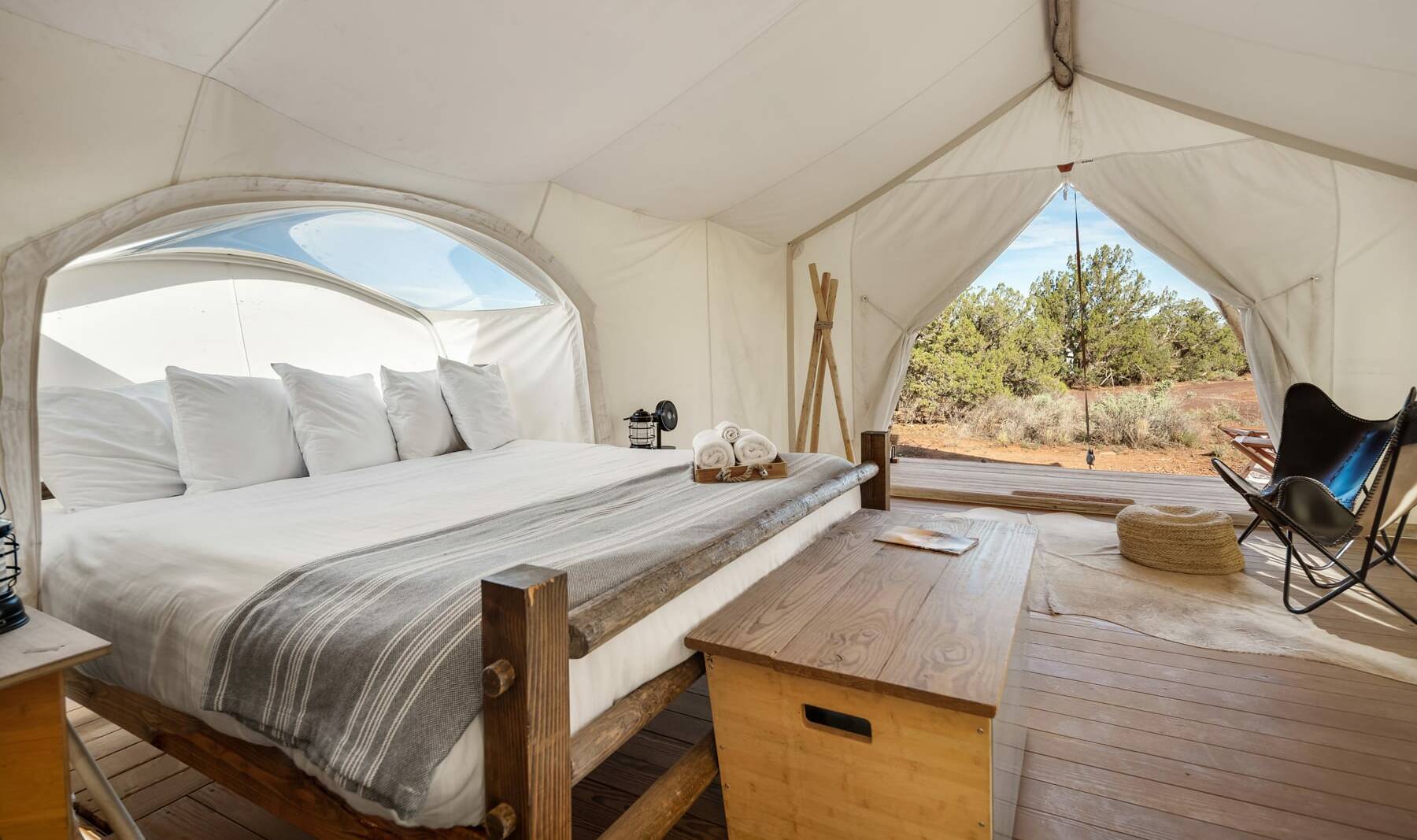 amerika grand canyon under canvas stargazing tent