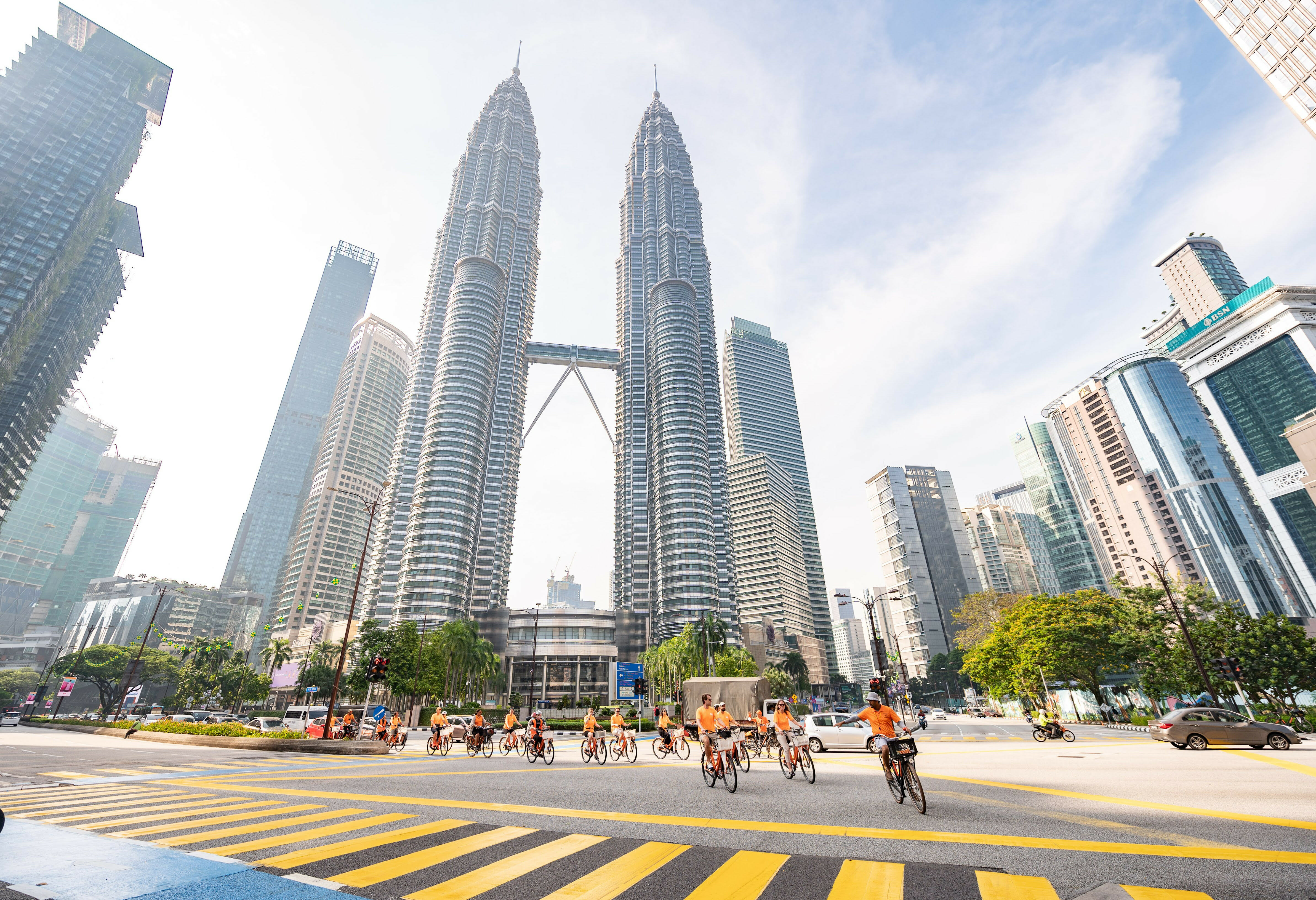 Fietsen in Kuala Lumpur