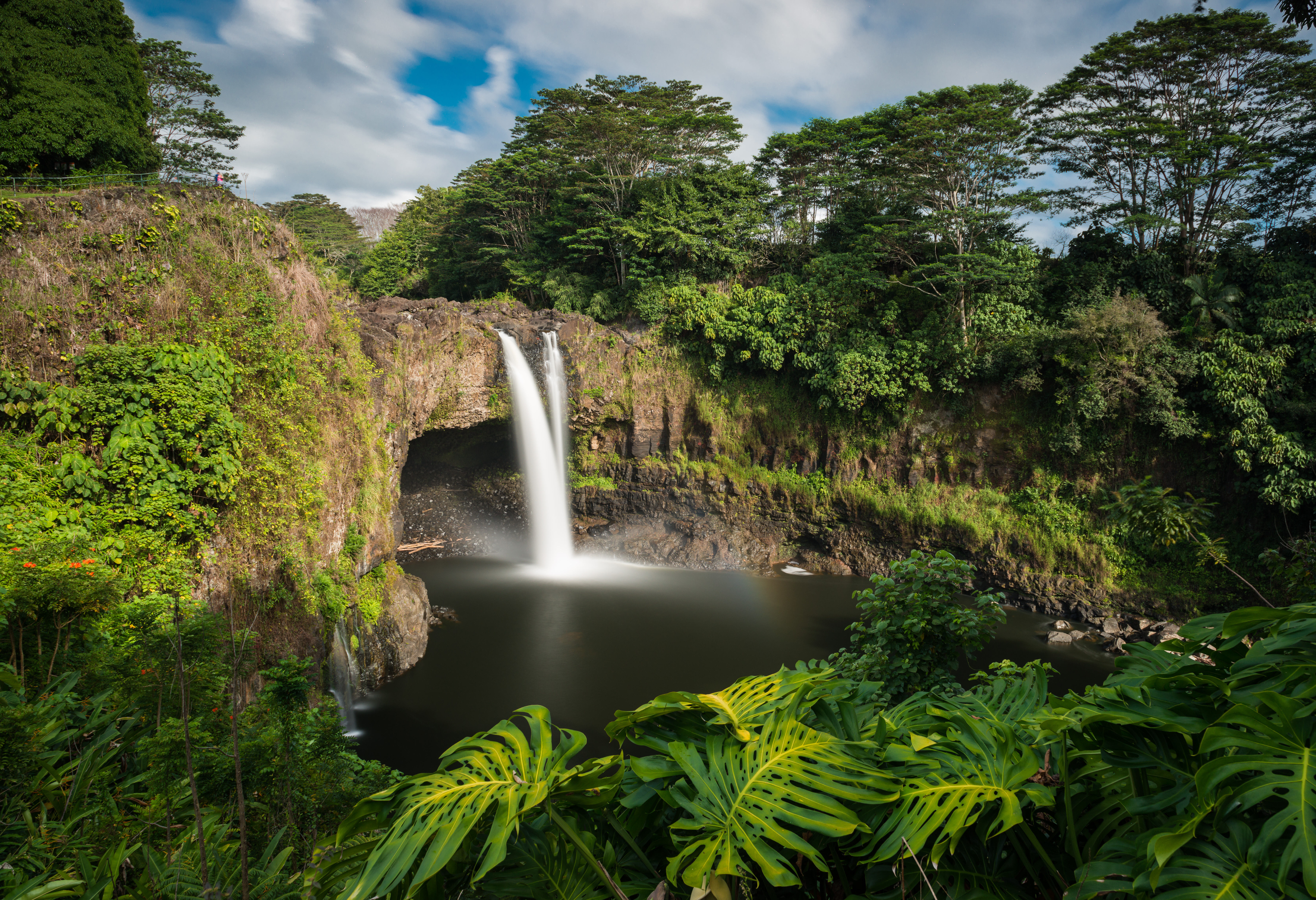Hawaii Big Island Wailuku Waterval