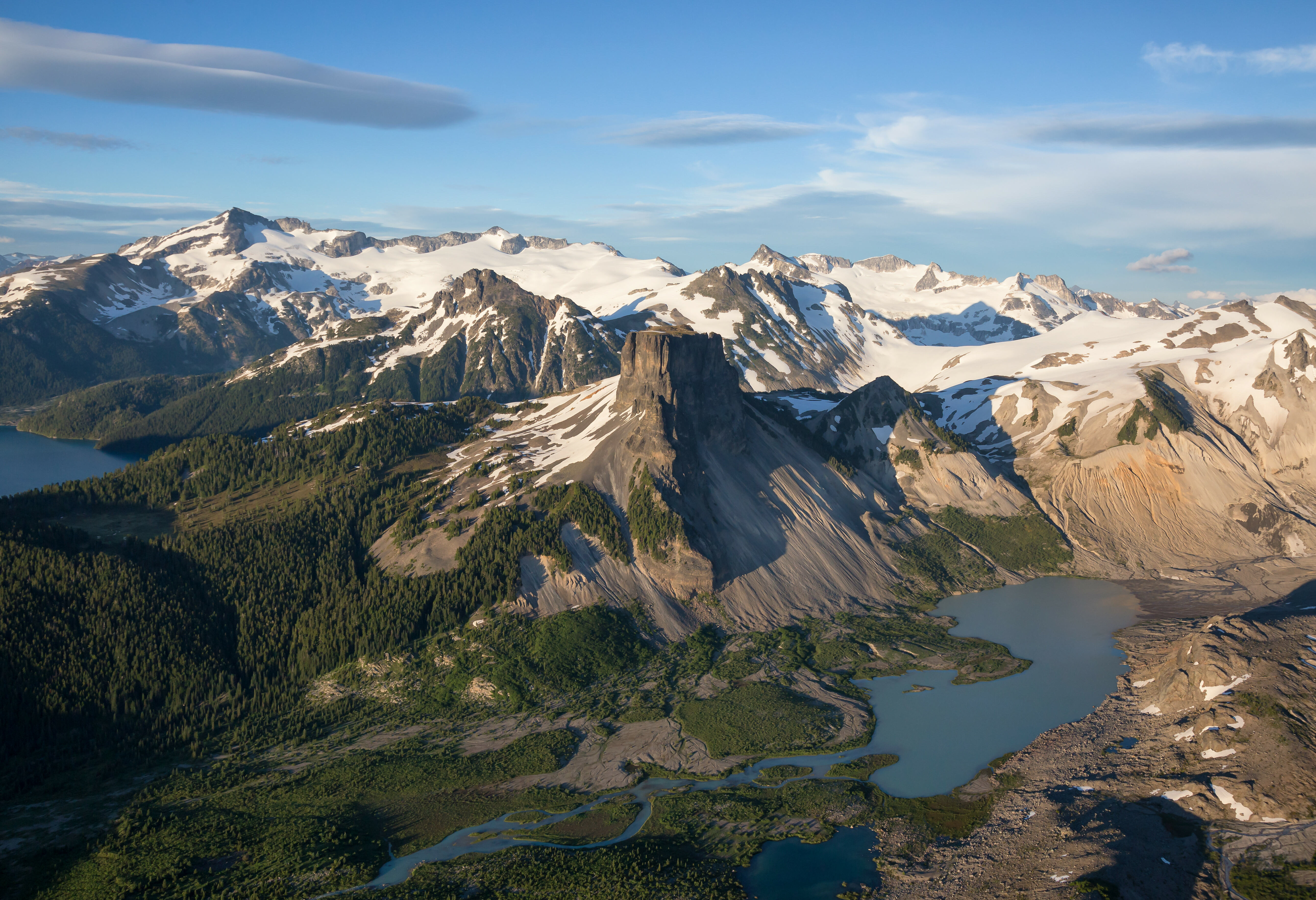 Omgeving van Garibaldi nationaal park