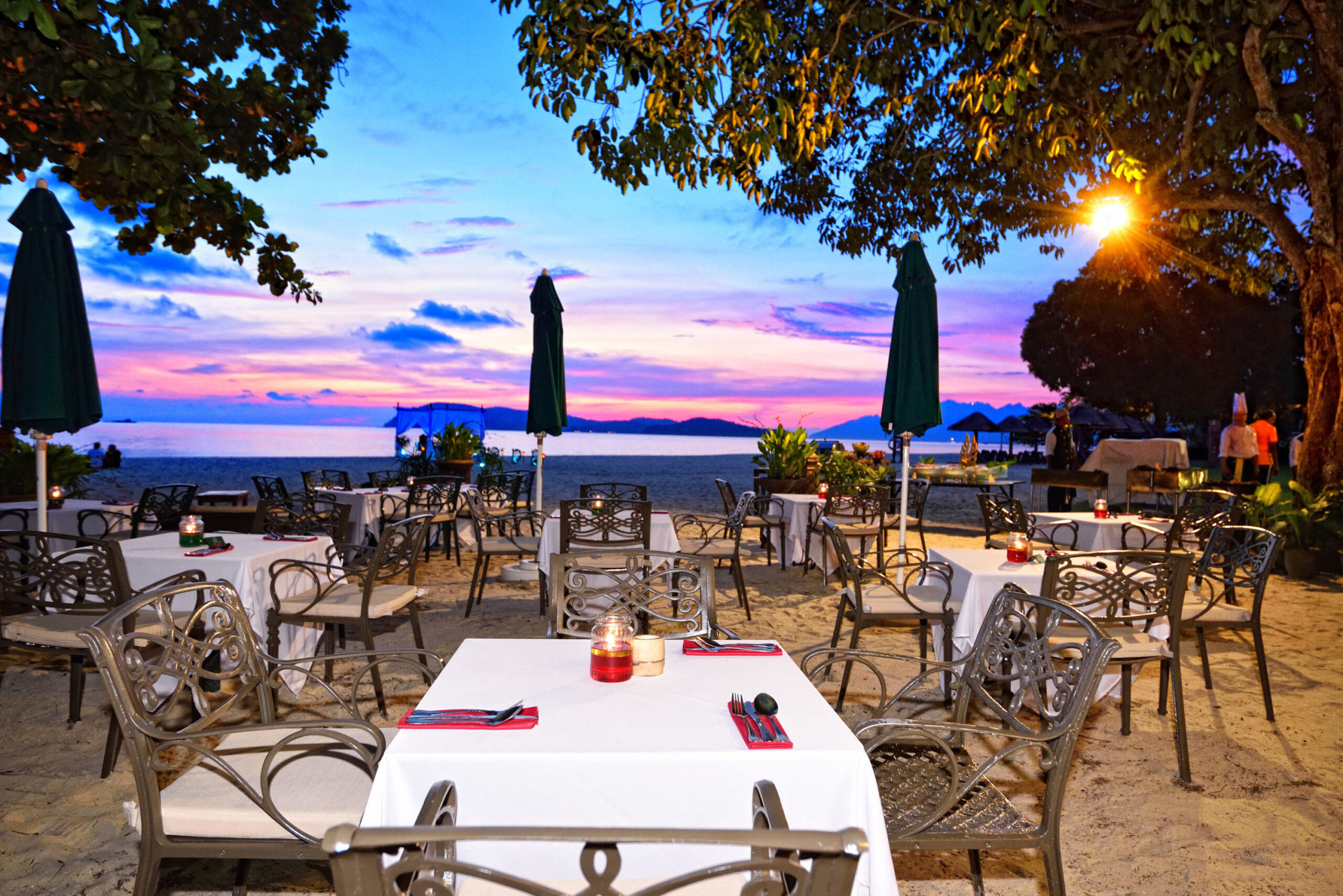 Maleisie Langkawi Holiday Villa Beach Resort Terras