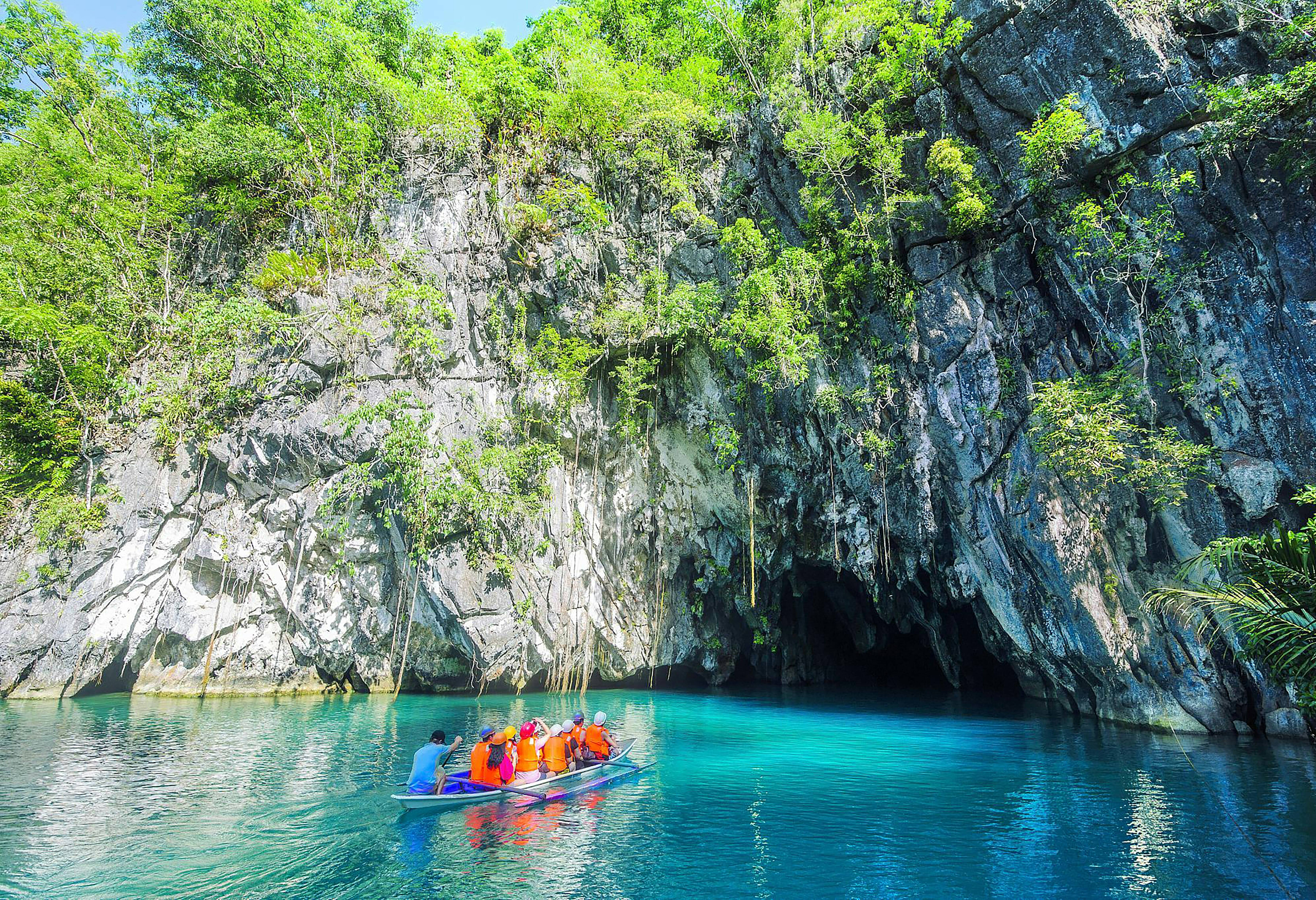 Boottochtje naar de Underground River Sabang