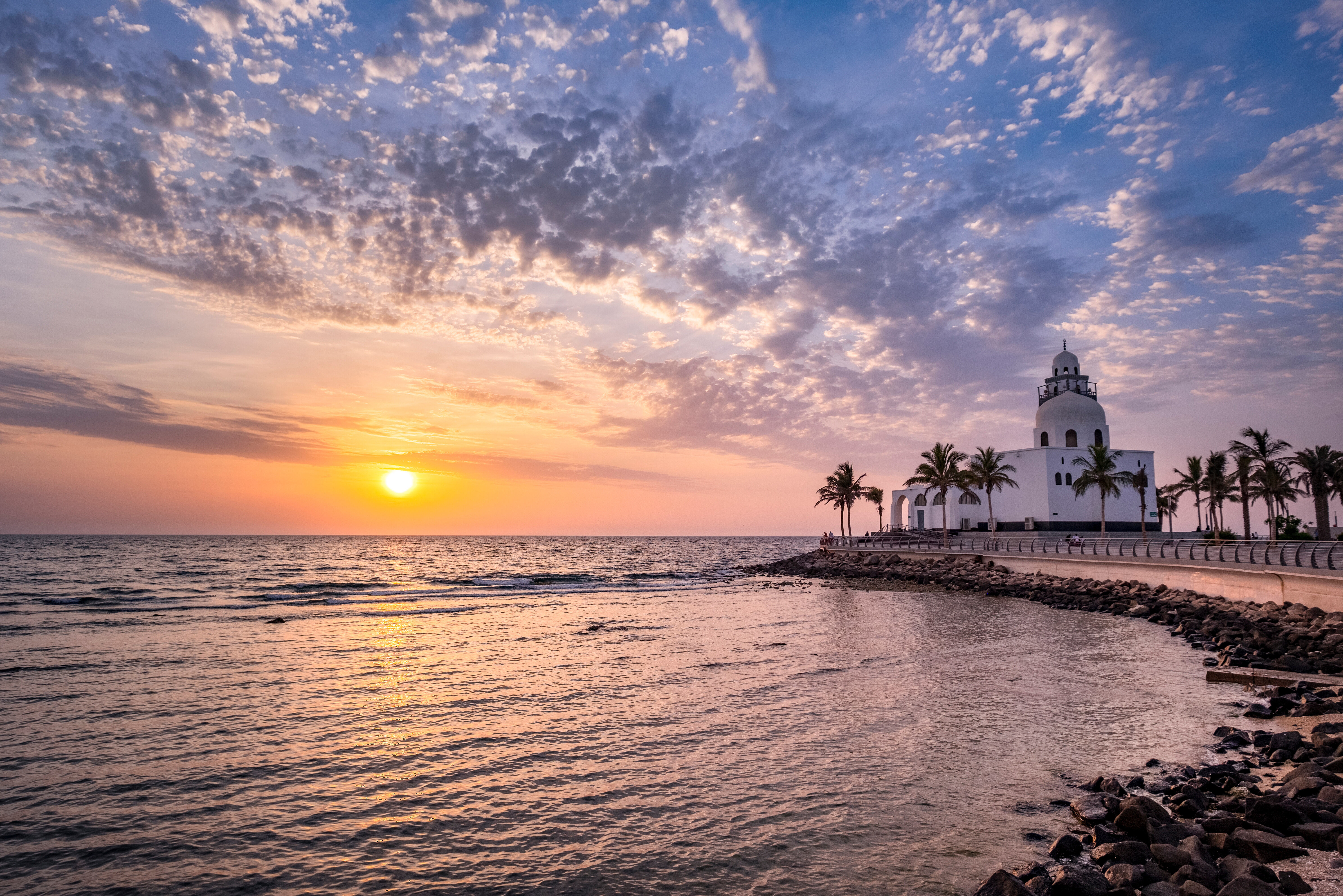Jeddah moskee aan zee