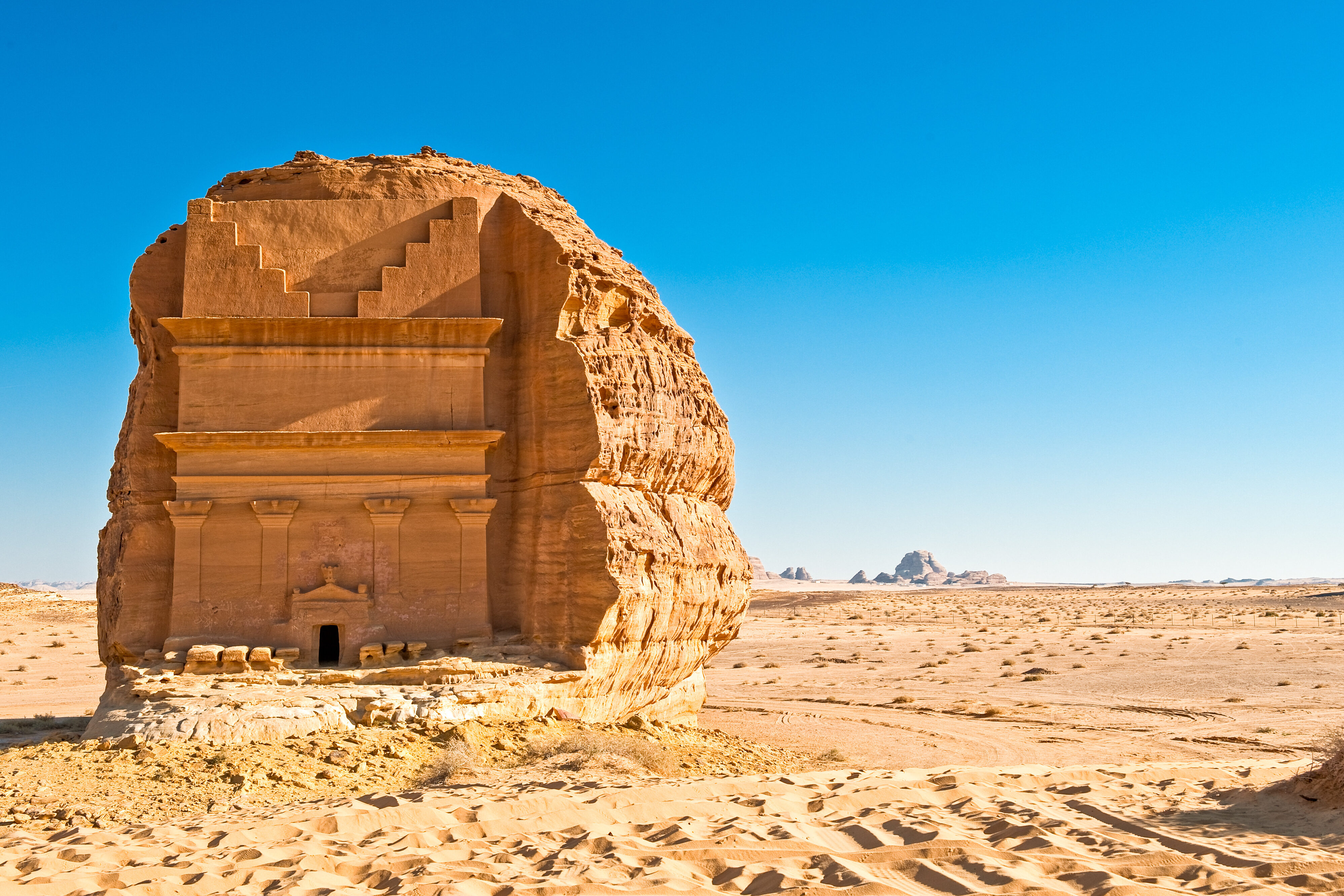 Madain-Saleh Nabatean Tombe in Saoedi-Arabië