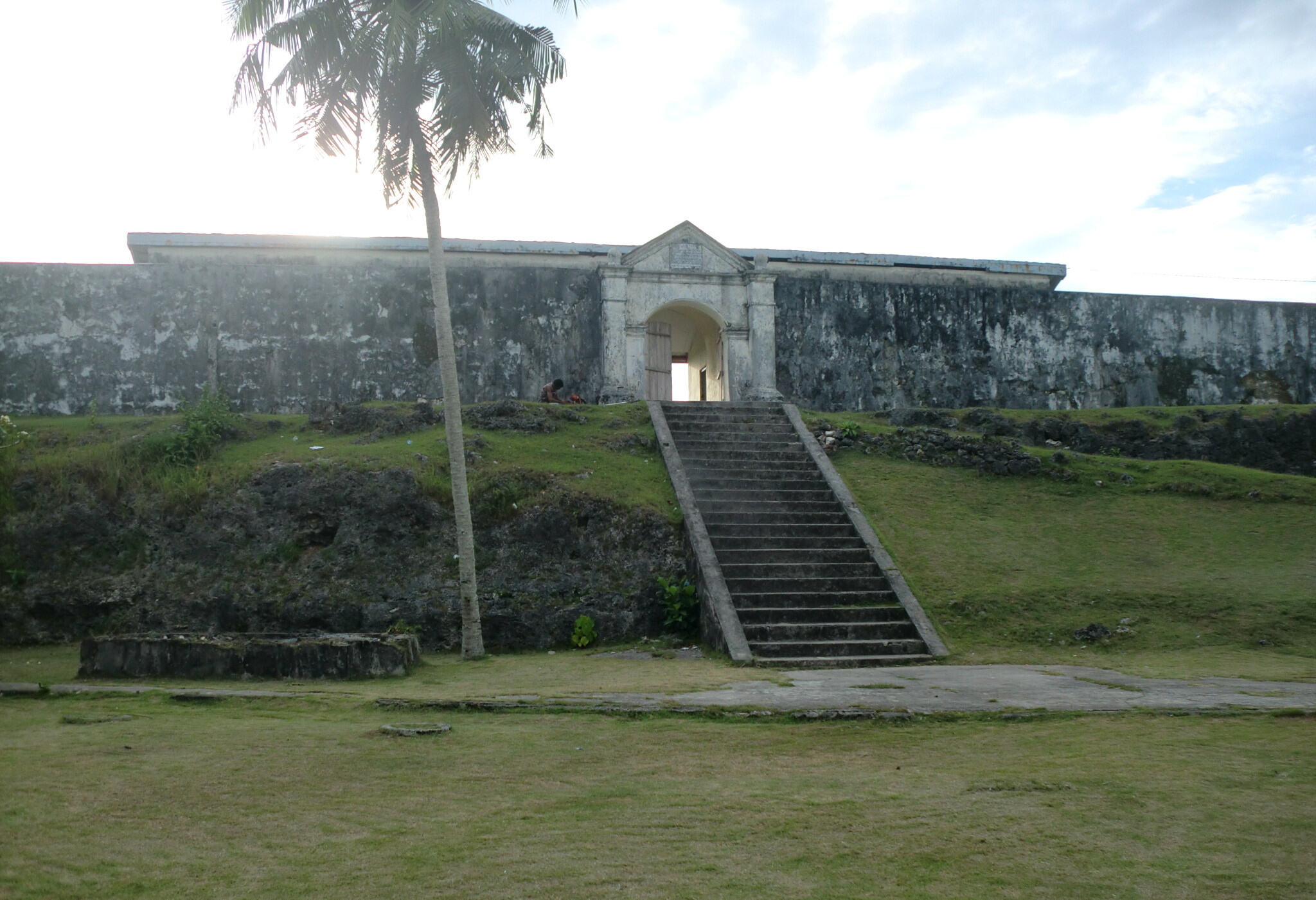 Fort Duurstede op Saparua in de Molukken