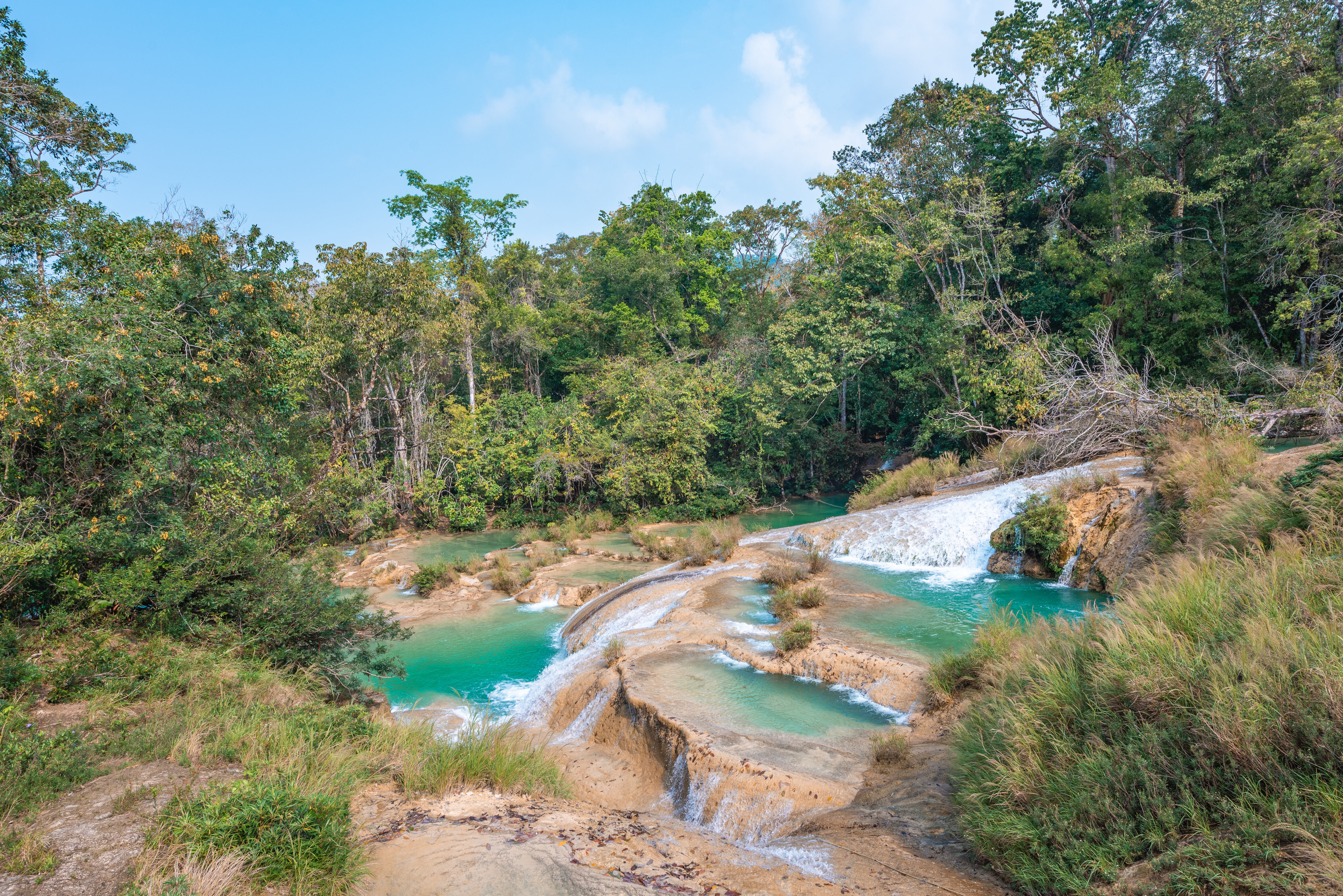 Watervallen van Roberto Barrios bij Palenque