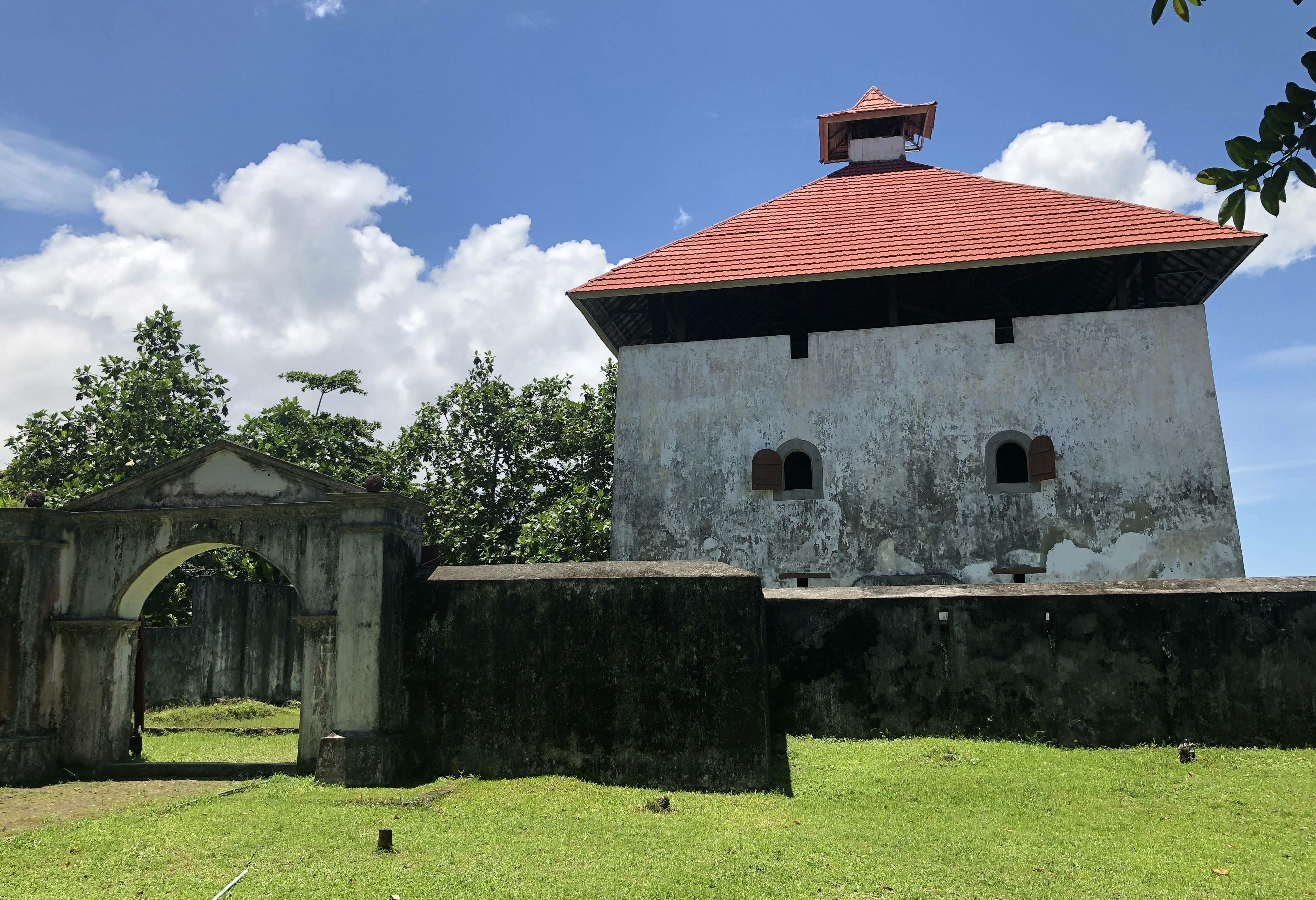 Fort Amsterdam op Ambon Island in de Molukken