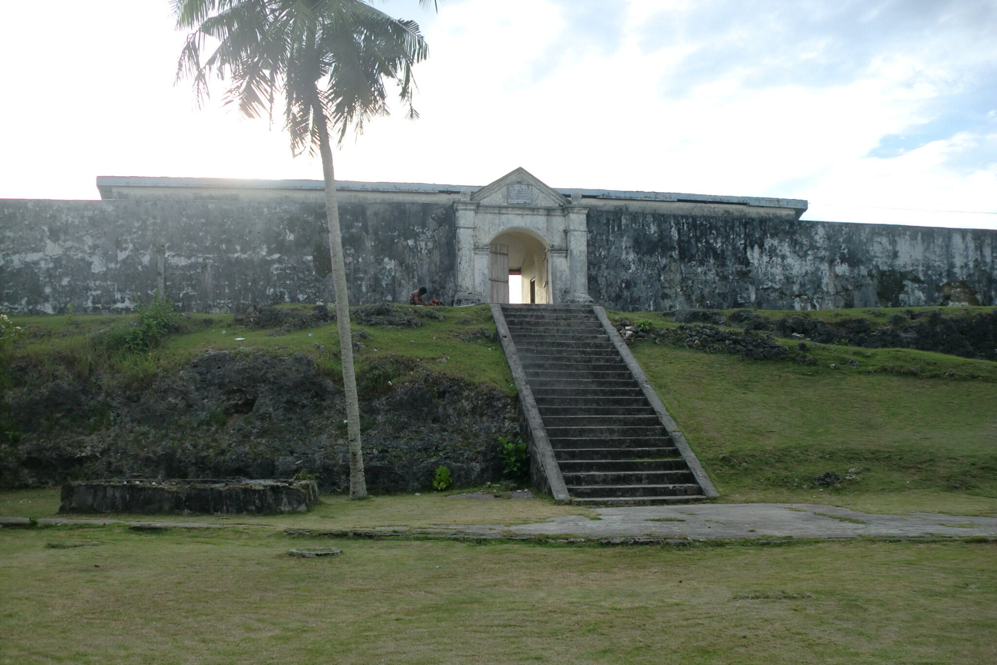 Fort Duurstede op Saparua in de Molukken