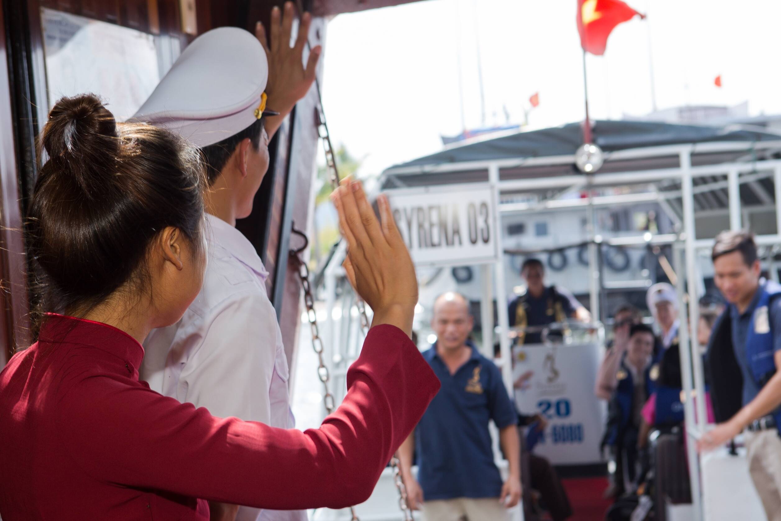 Warm ontvangst aan boord Syrena Cruise