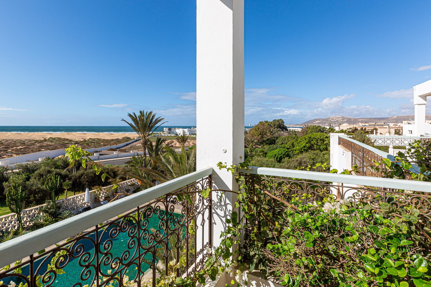 Marokko Agadir Riad Villa Blanche Terras