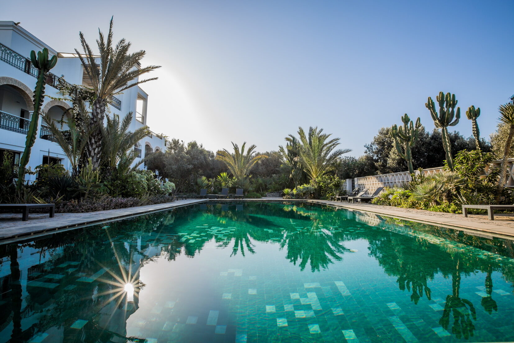 Marokko Agadir Riad Villa Blanche Zwembad