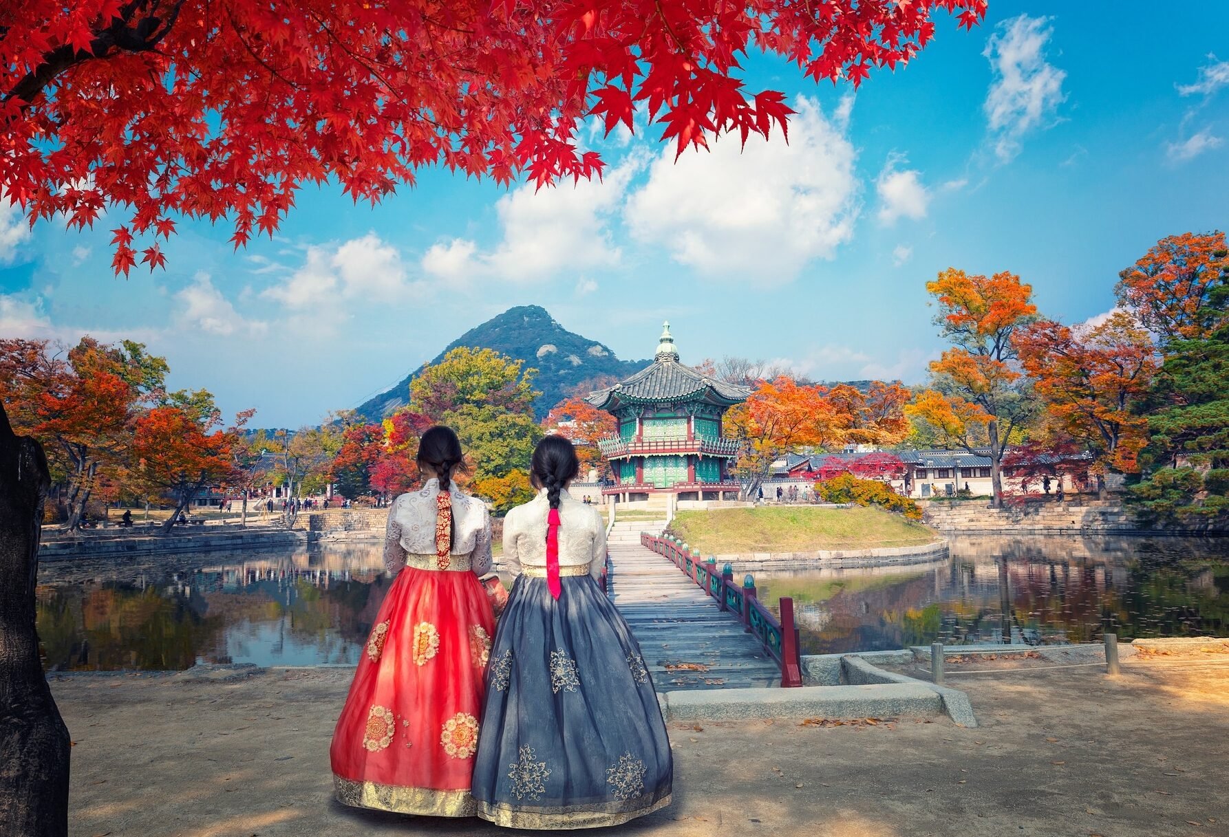 Gyeongbokgung park Seoul Zuid Korea