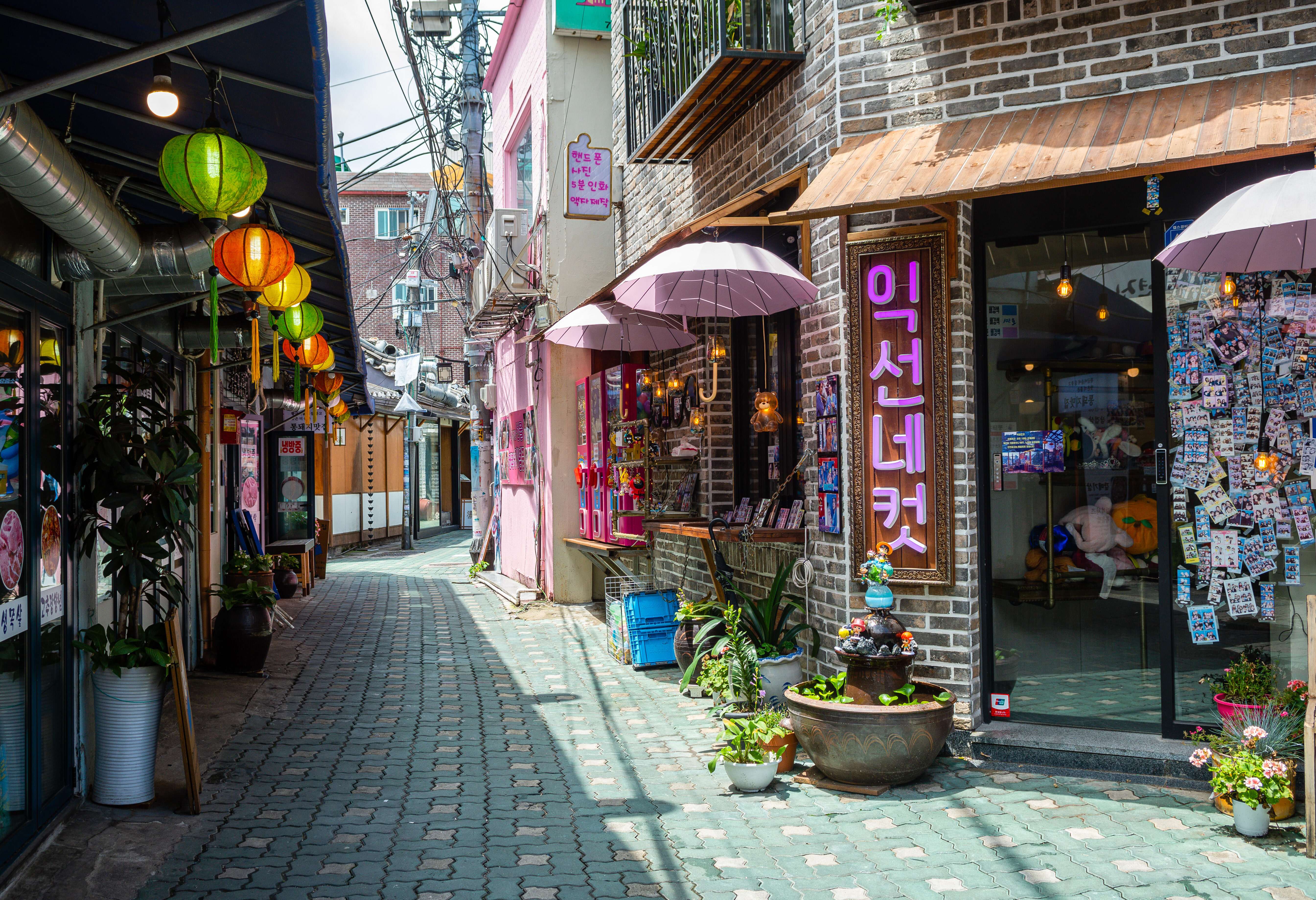 Myeongdong wijk in Seoul Zuid-Korea