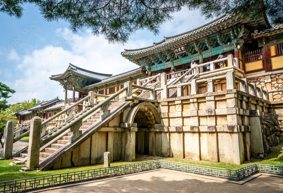 Gyeongiu Bulguksa tempel Zuid-Korea