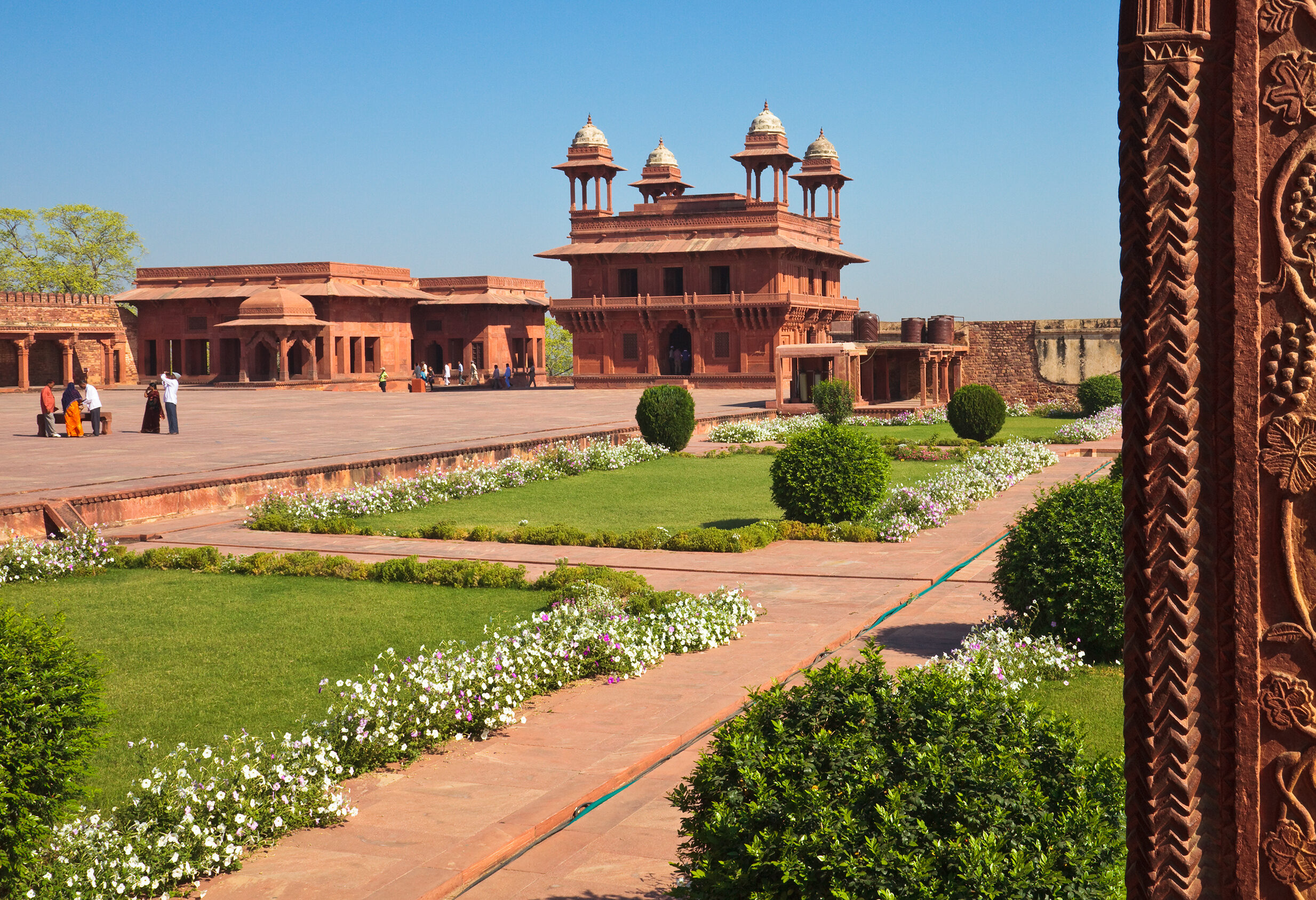 Spookstad Fatehpur Sikri nabij Agra