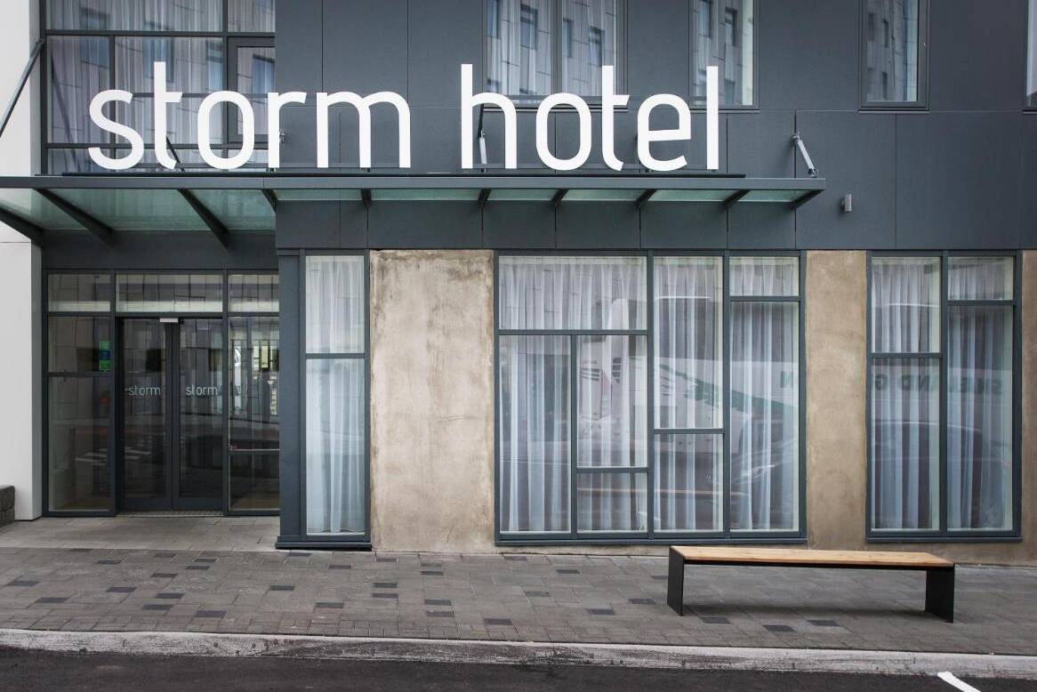 IJsland Reykjavik Storm Hotel entree