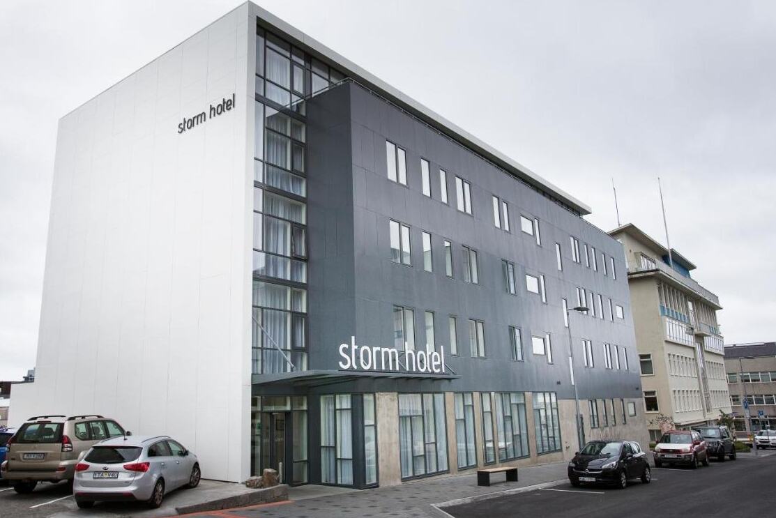 IJsland Reykjavik Storm Hotel Facade