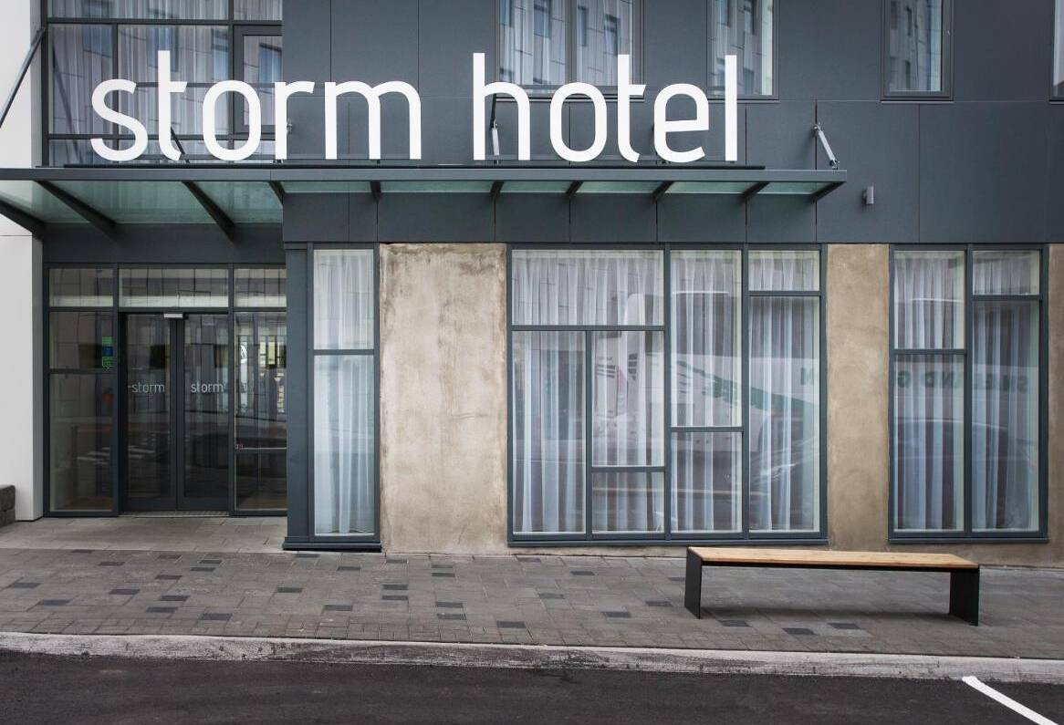IJsland Reykjavik Storm Hotel Entree