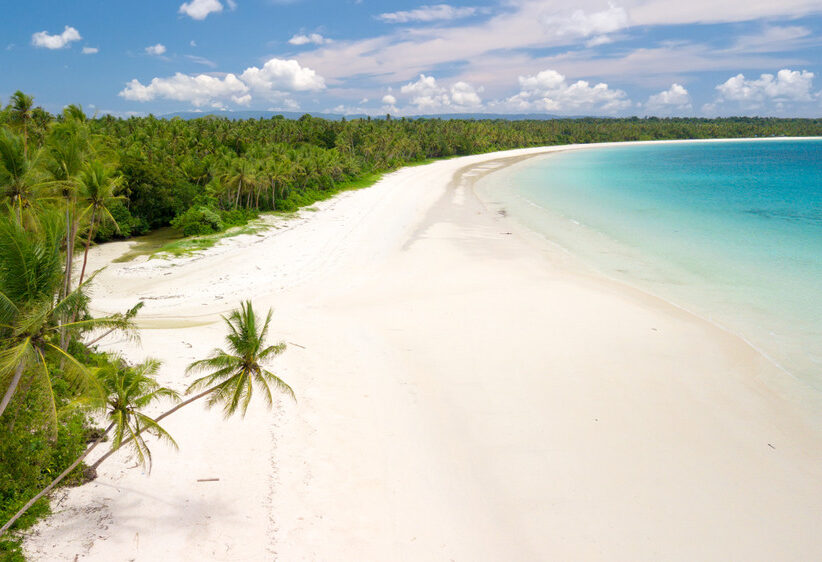 Ngurbloat Beach op de Kei eilanden in de Molukken