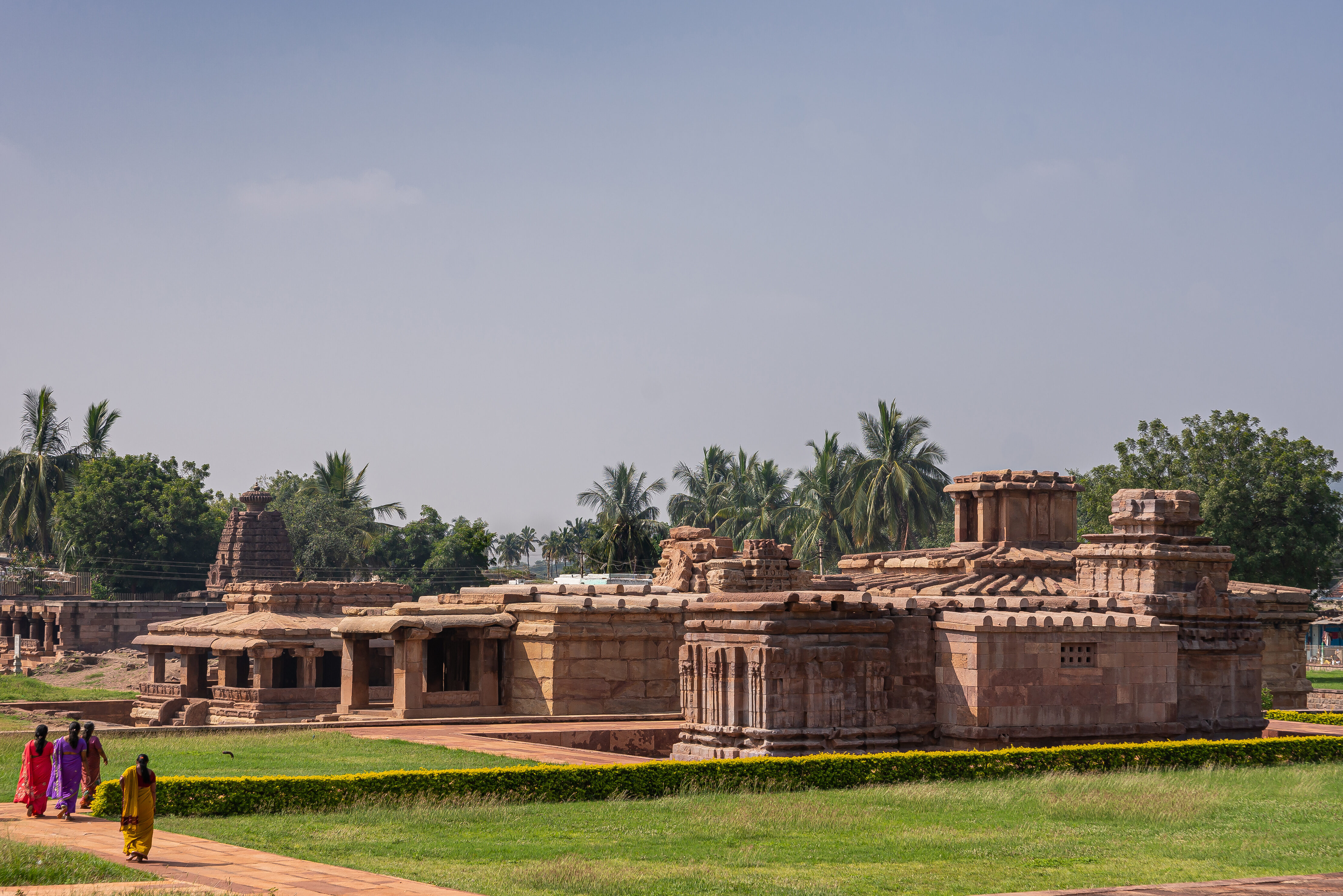Tempels bij Aihole in Karnataka