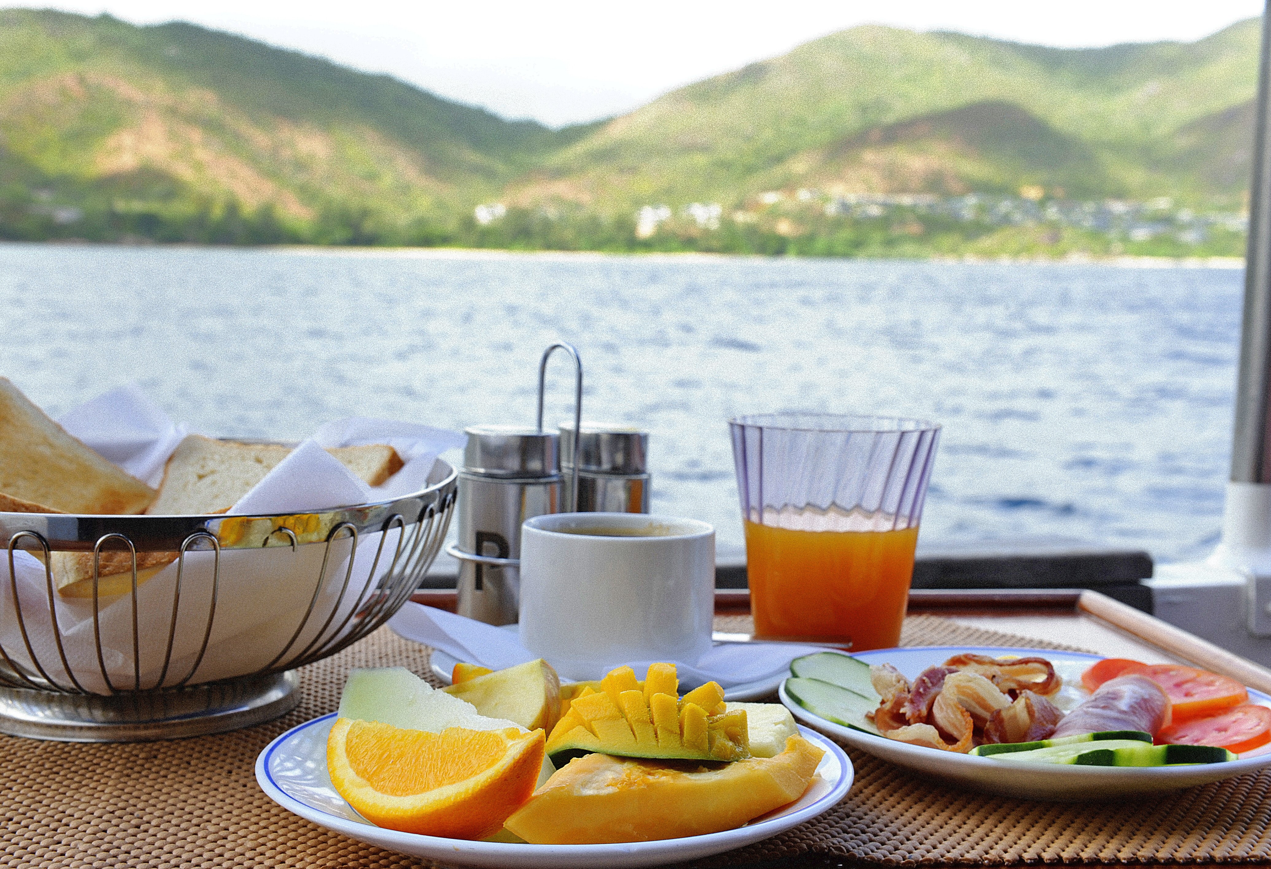Seychellen Silhouette Cruises Ontbijt