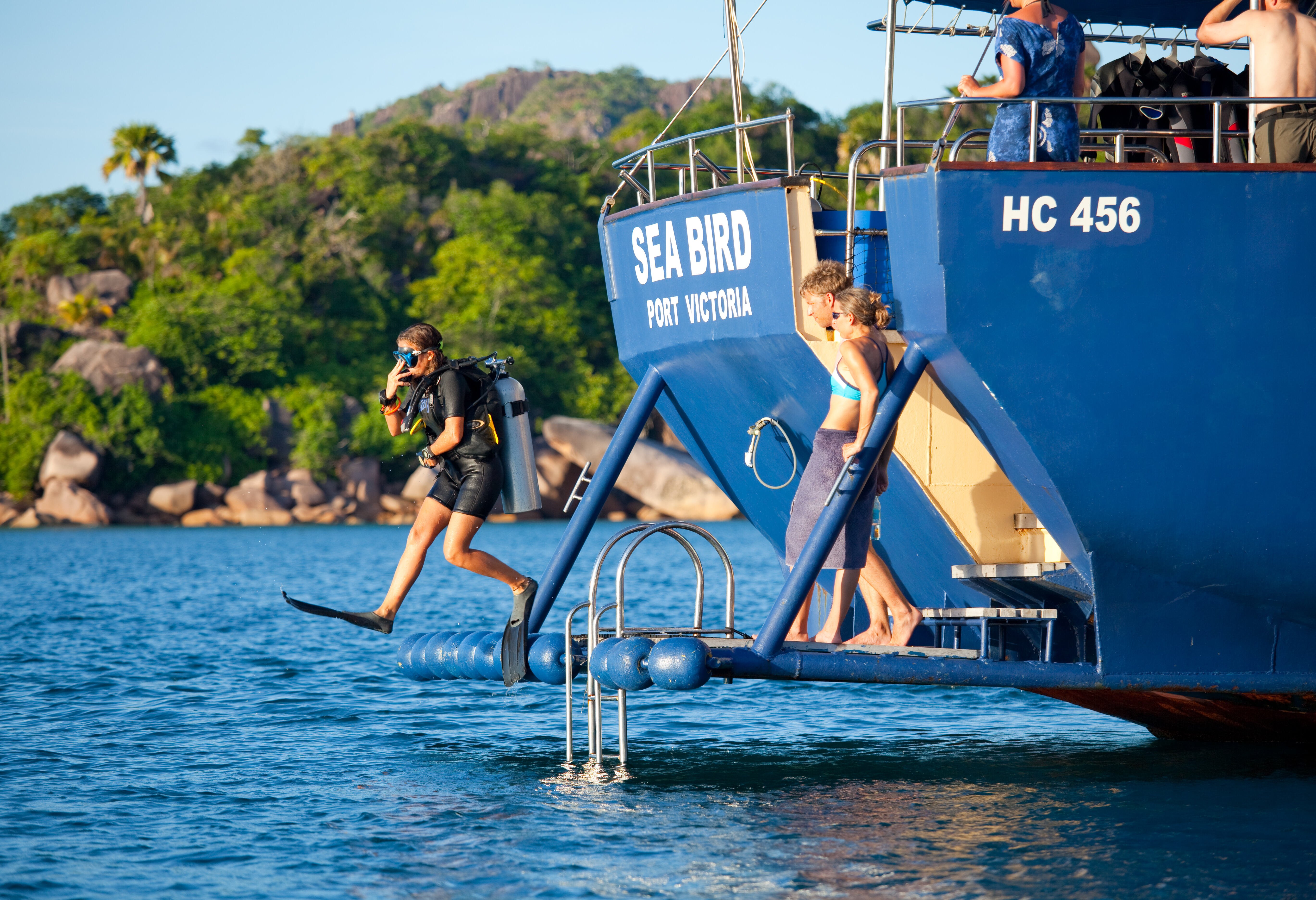 Seychellen Silhouette Cruises Duiken