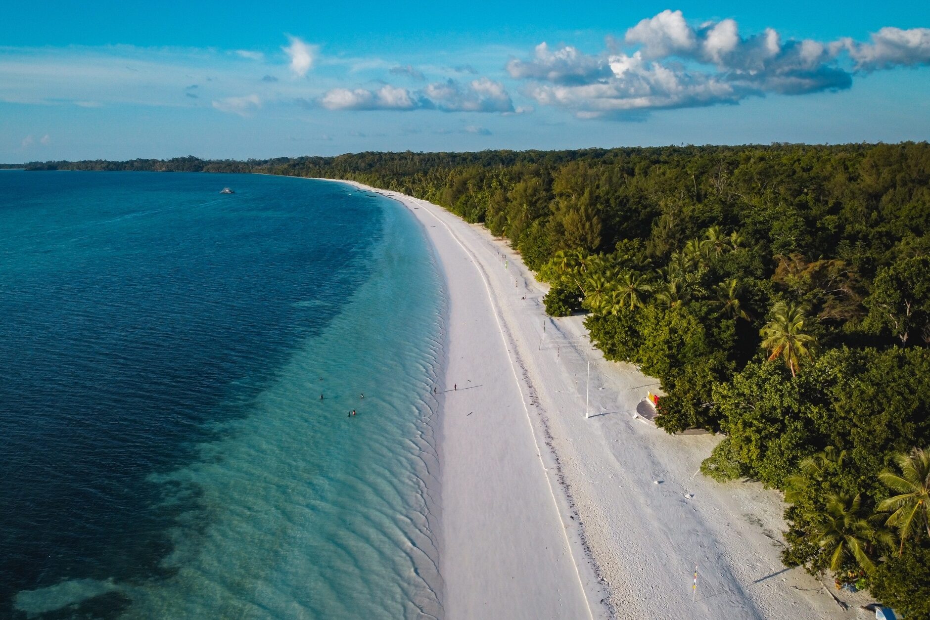 Ngurbloat Beach op de Kei eilanden in de Molukken