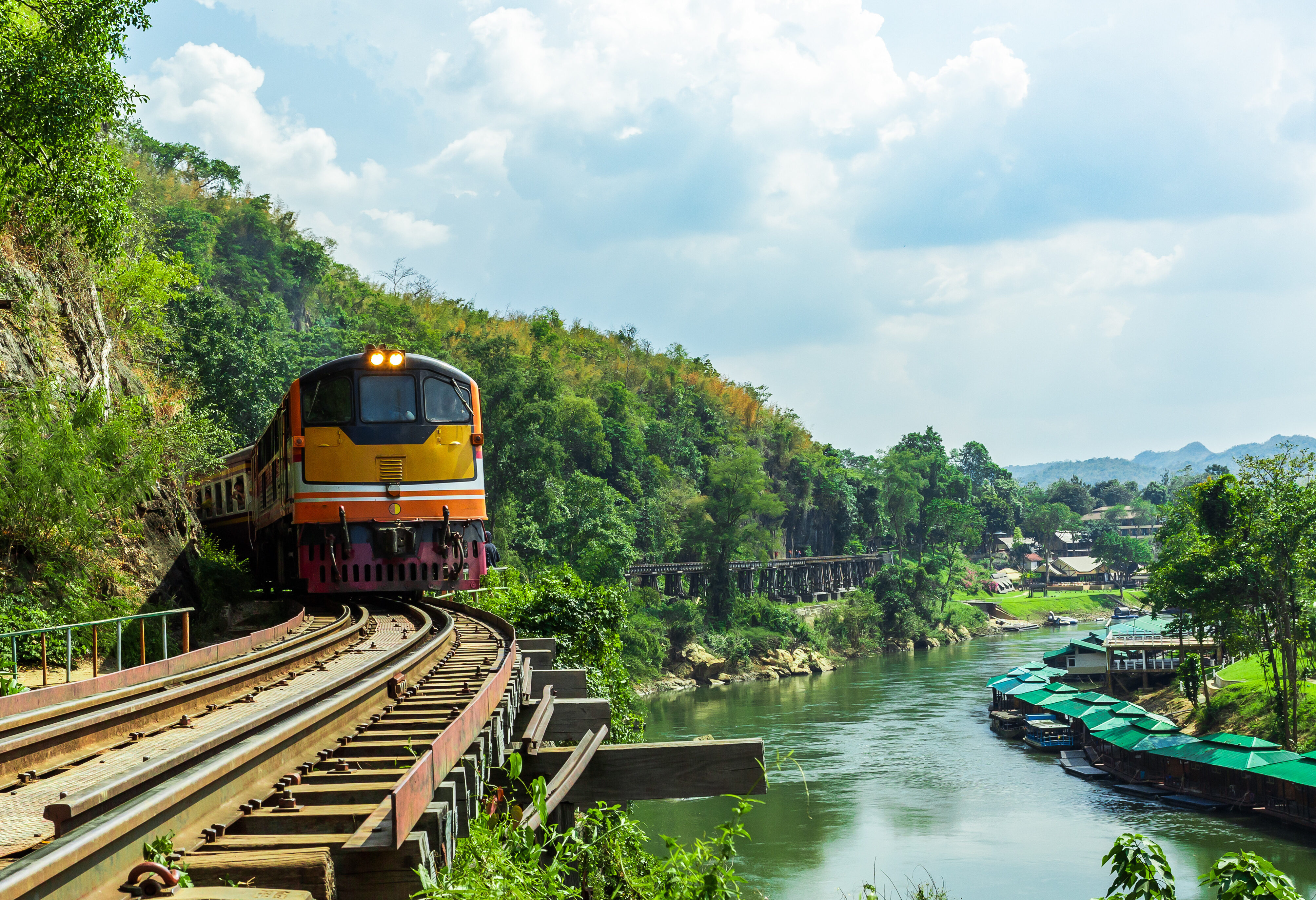 Dodenspoorweg Kanchanaburi Thailand