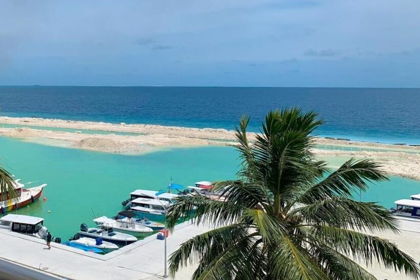 Malediven Maafishi iCom Marina Sea View  Uitzicht