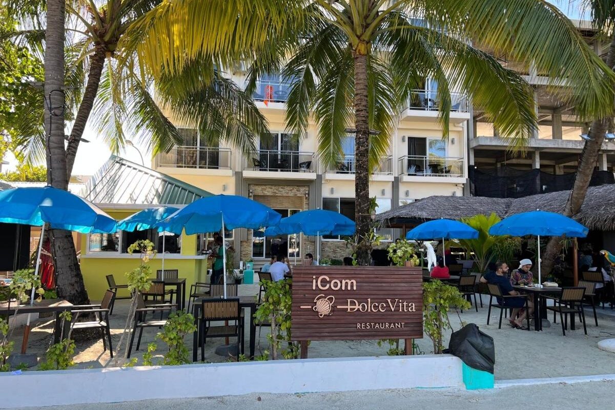 Malediven Maafishi iCom Marina Sea View Restaurant