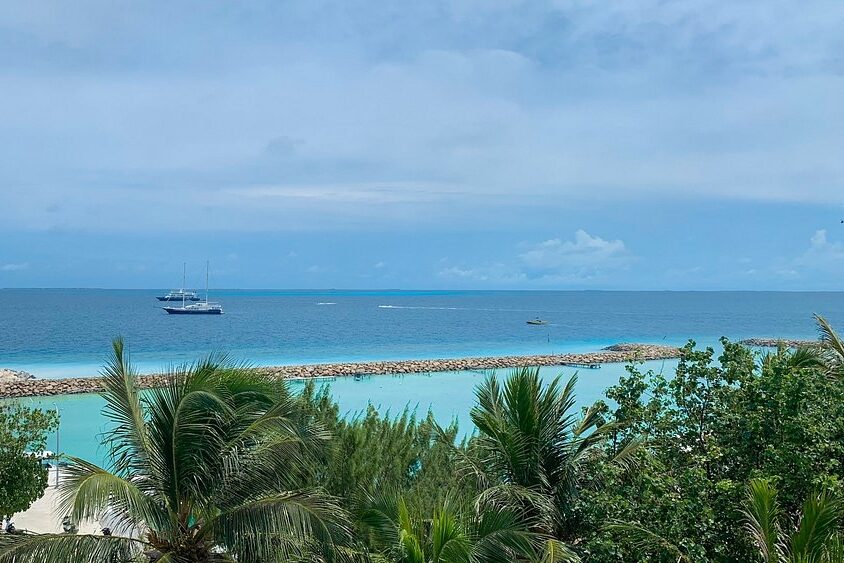 Malediven Maafishi iCom Marina Sea View Uitzicht