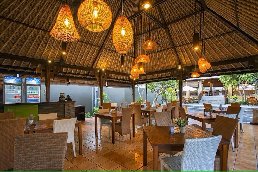 Restaurant van het Mutiara Bali in Seminyak