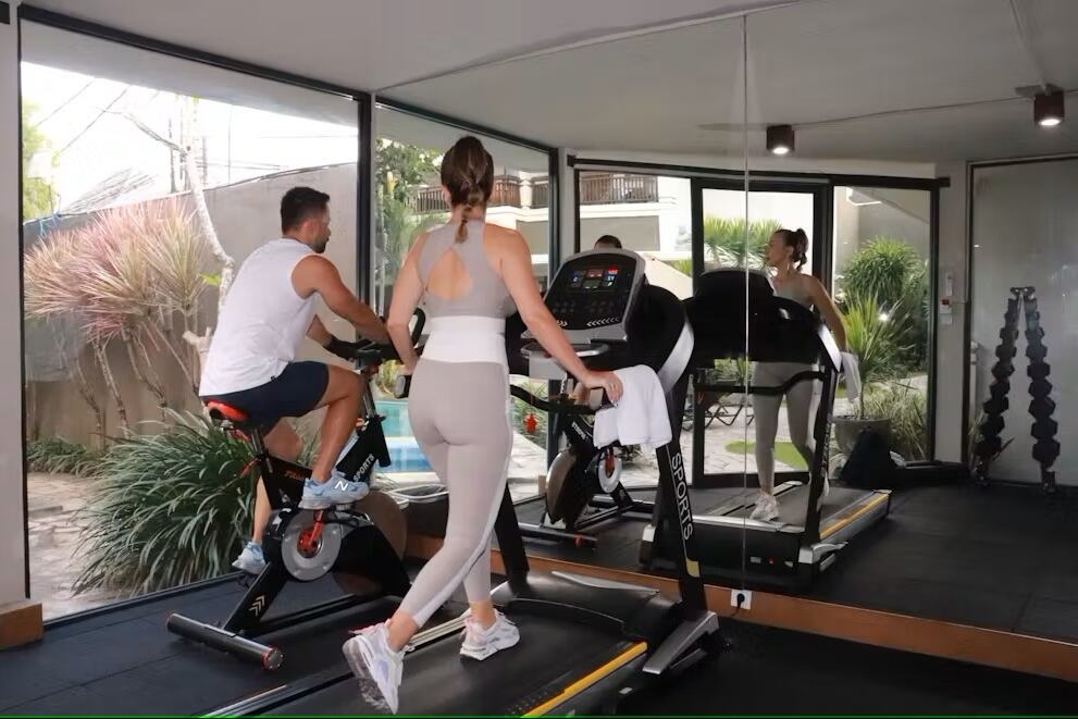 Fitnessruimte in het Mutiara Bali in Seminyak