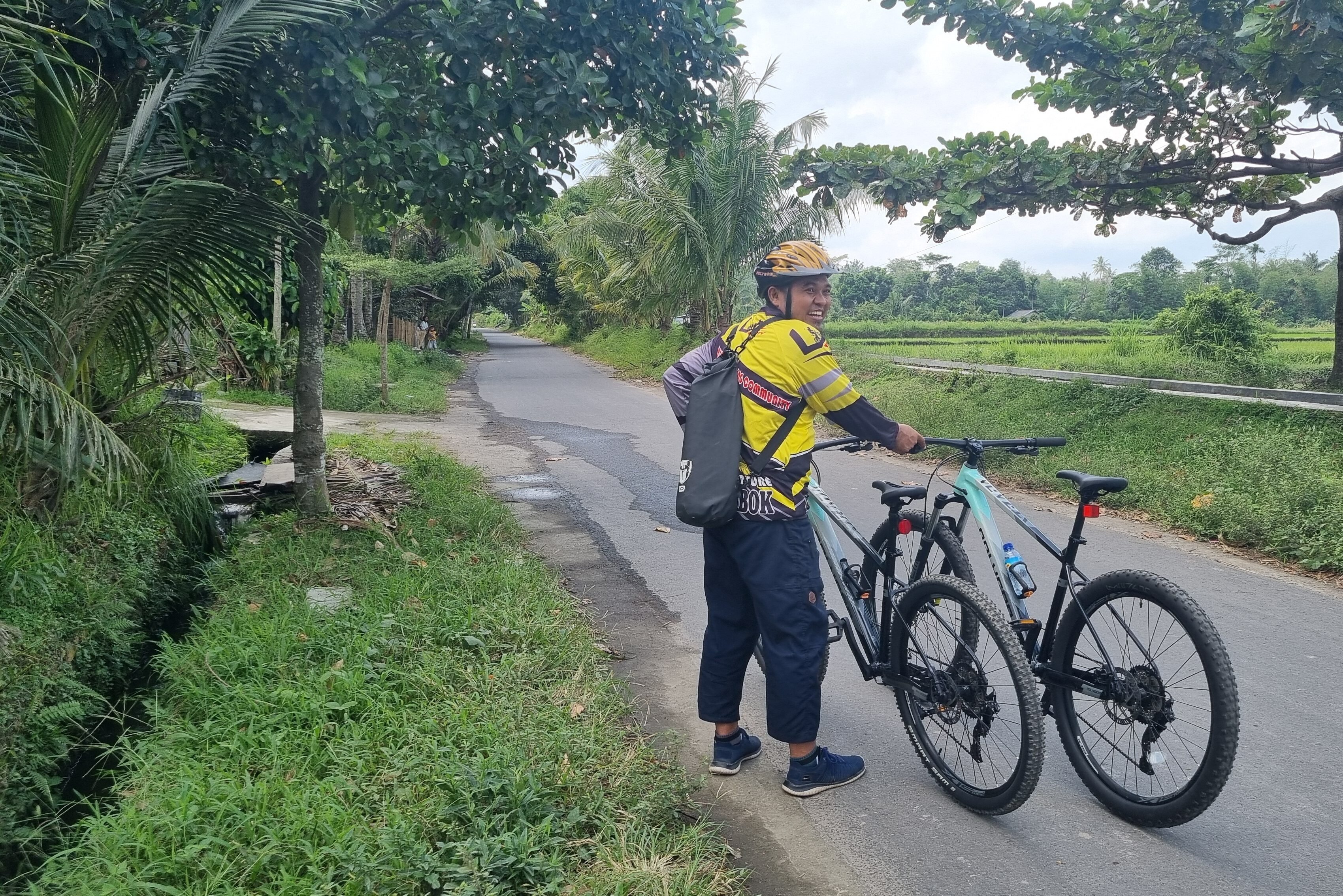 Fietstour op Lombok in Indonesie