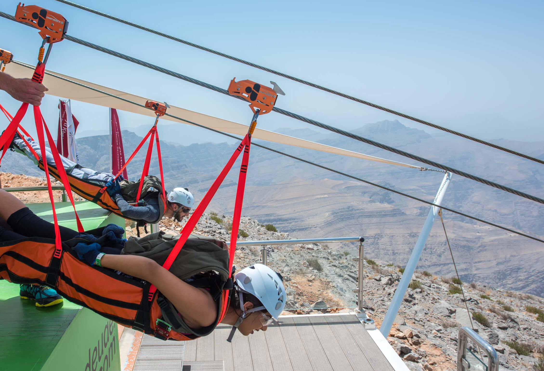 Emiraten Ras al Khaimah Jebel Jais Zipline
