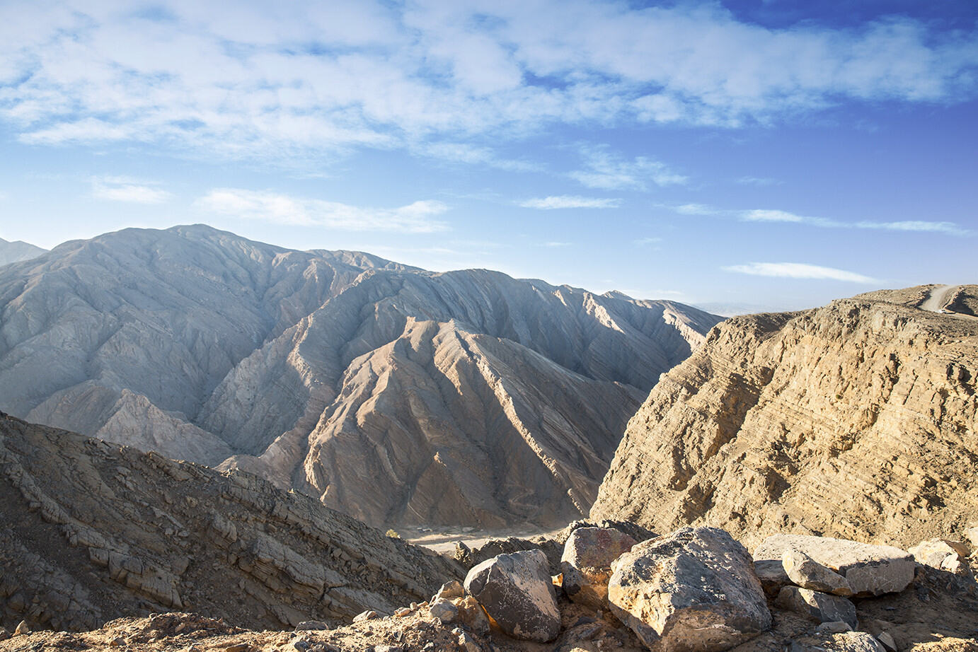 Emiraten Ras al Khaimah Jebel Jais gebergte